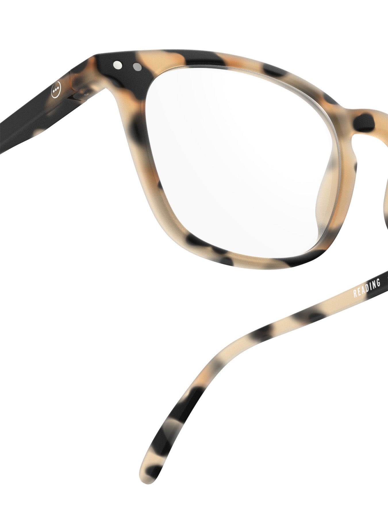 LetmeSee E Reading Glasses Light Tortoise Brown +2.50