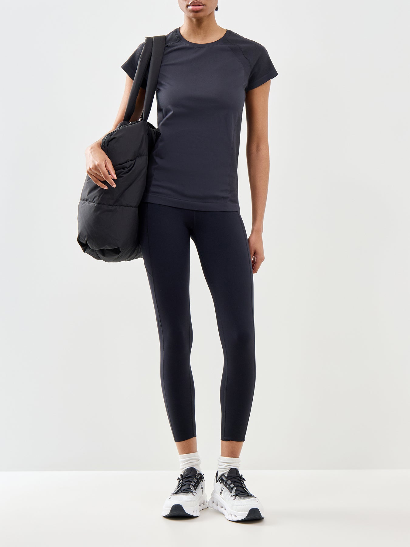 Athlete Seamless Workout T-Shirt Black