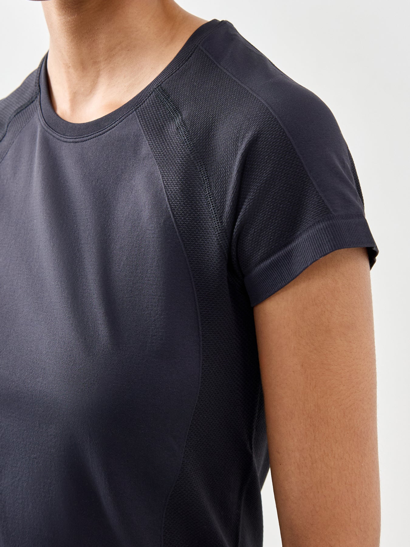 Athlete Seamless Workout T-Shirt Black
