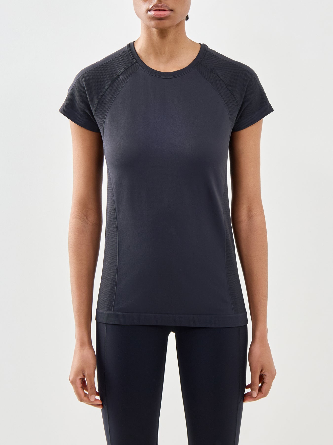 Athlete Seamless Workout T-Shirt Black