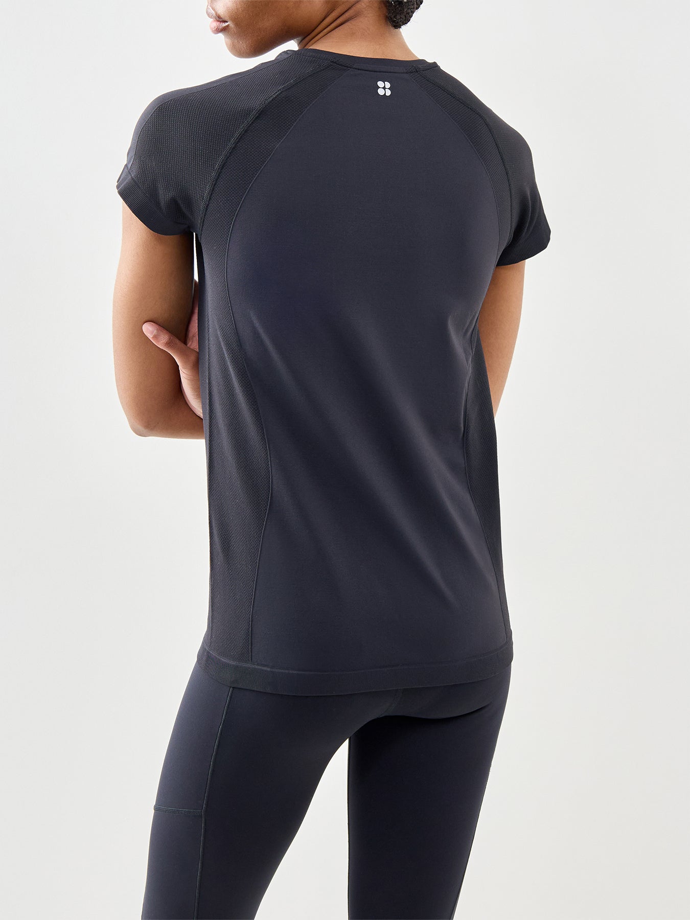 Athlete Seamless Workout T-Shirt Black