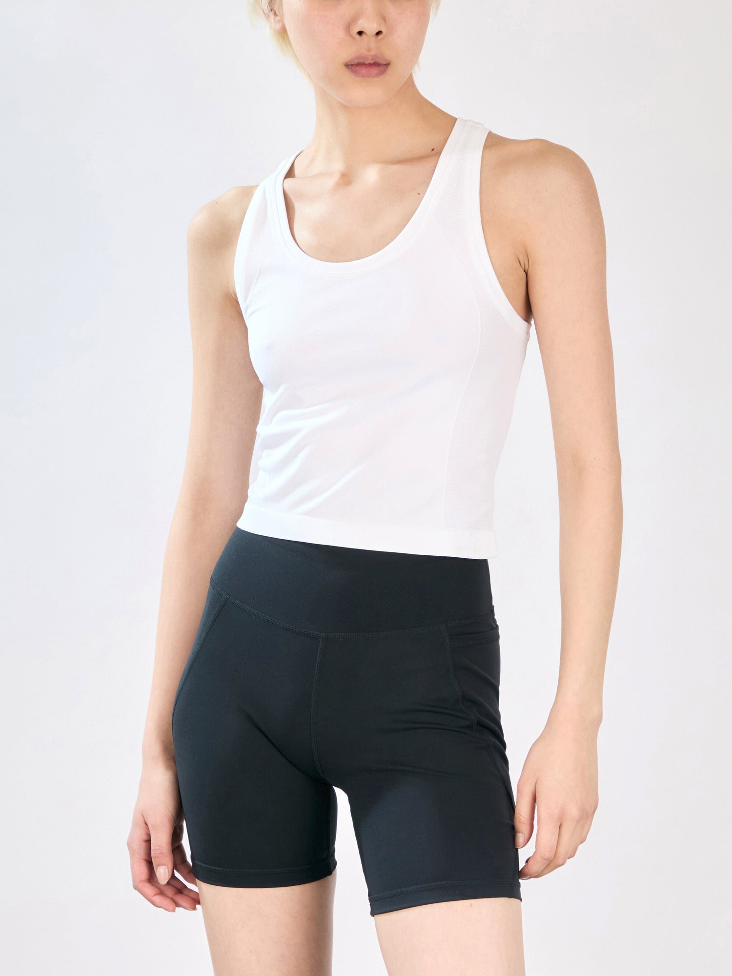 Athlete Crop Seamless Gym Vest