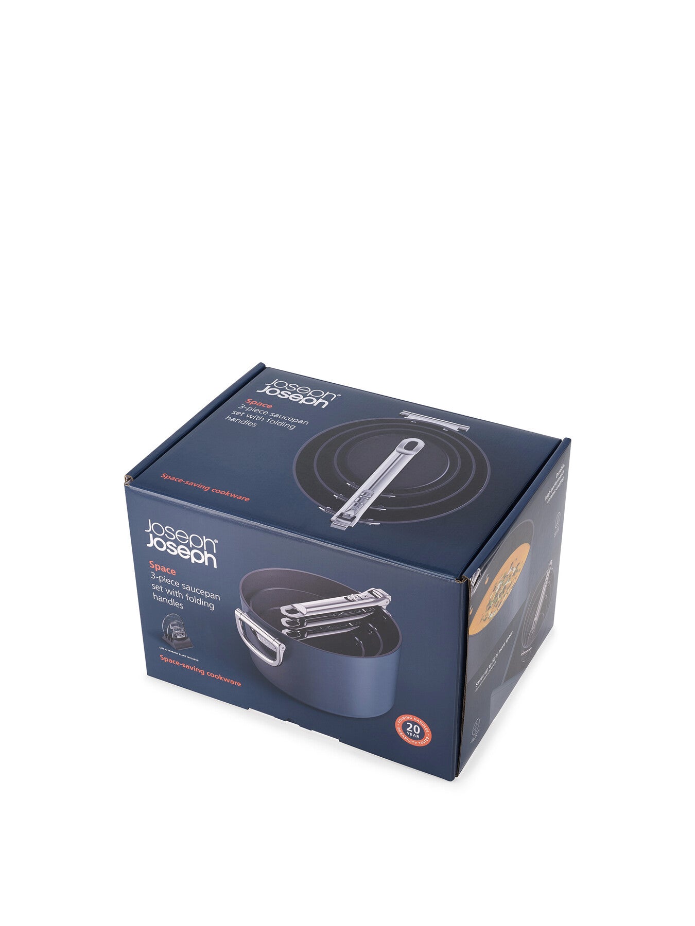Space Non Stick 3 Piece Saucepan Set