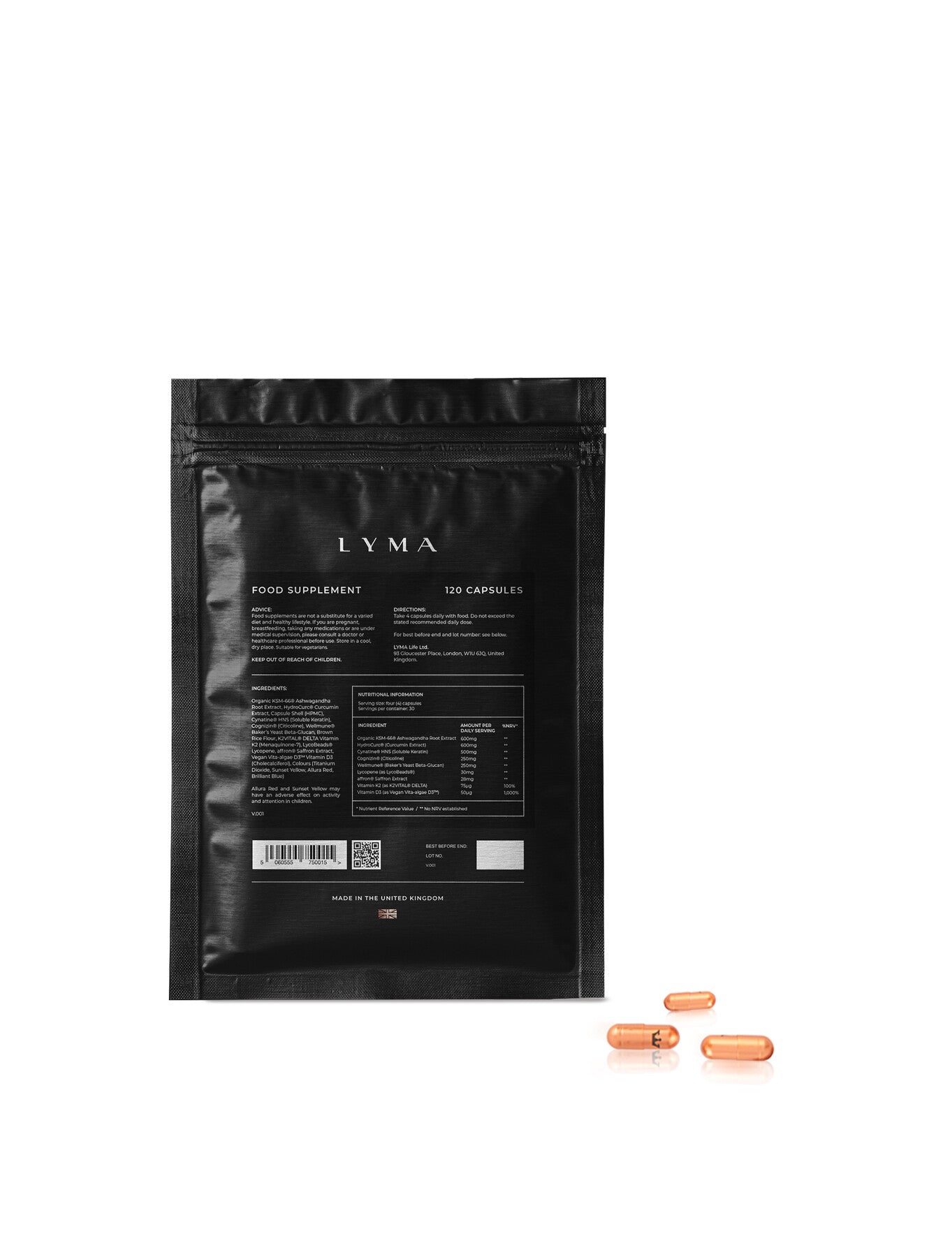 Lyma Supplement Refill 30 Days