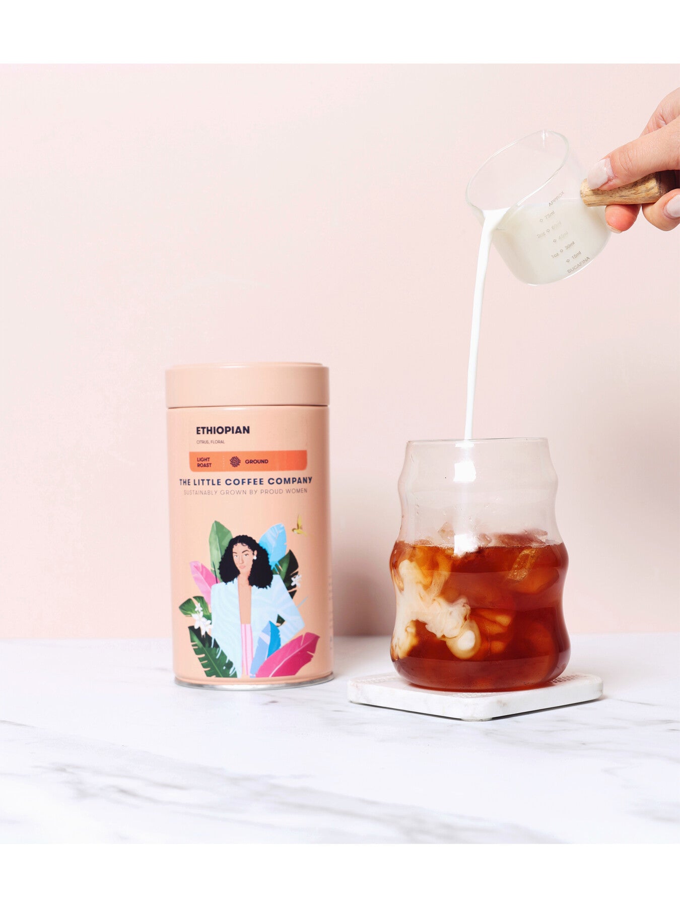 Ethiopian Roasted Ground Coffee Tin 250g