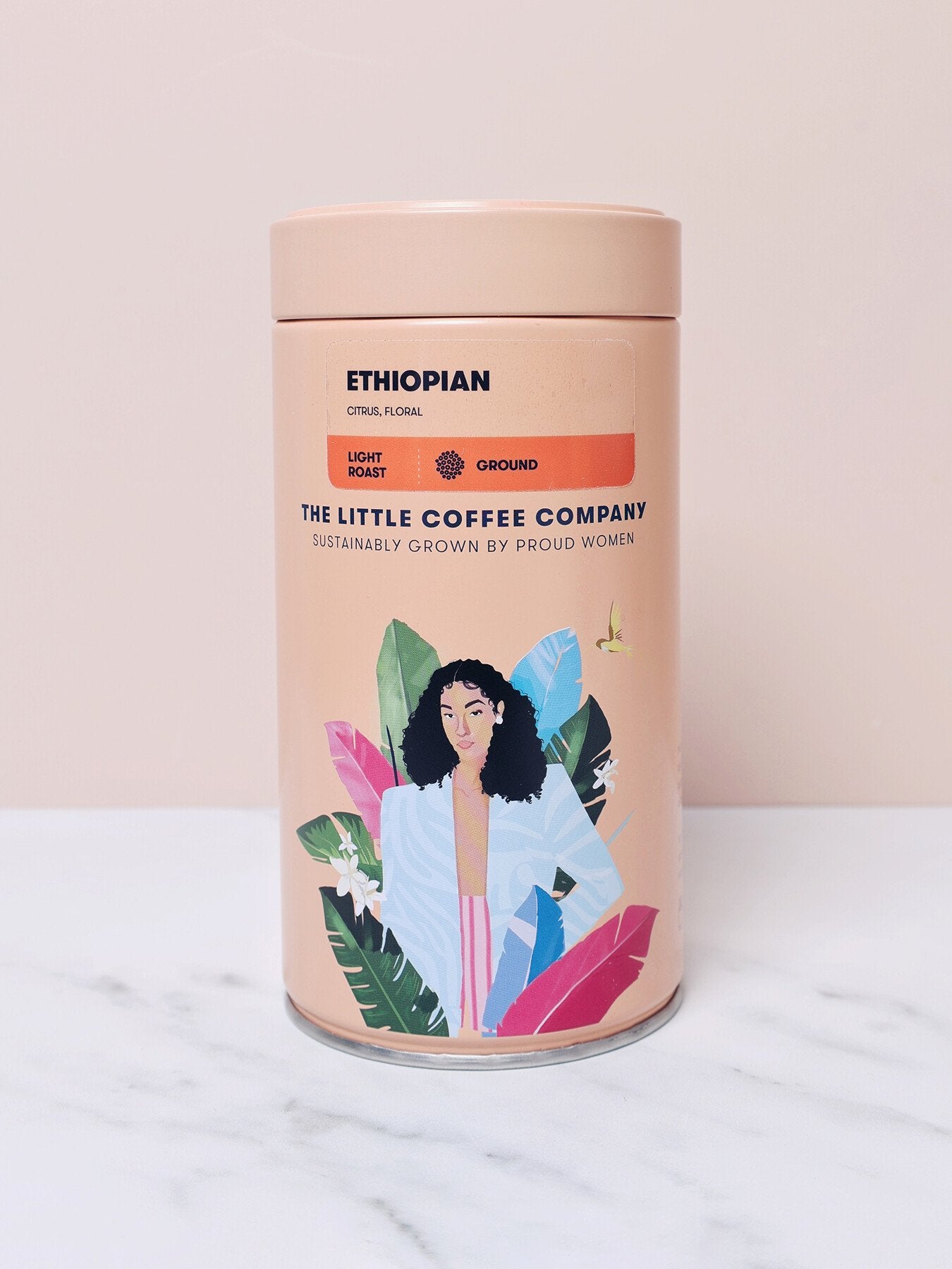 Ethiopian Roasted Ground Coffee Tin 250g