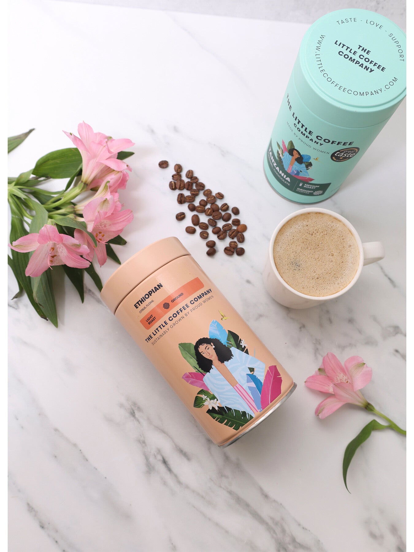 Ethiopian Roasted Ground Coffee Tin 250g