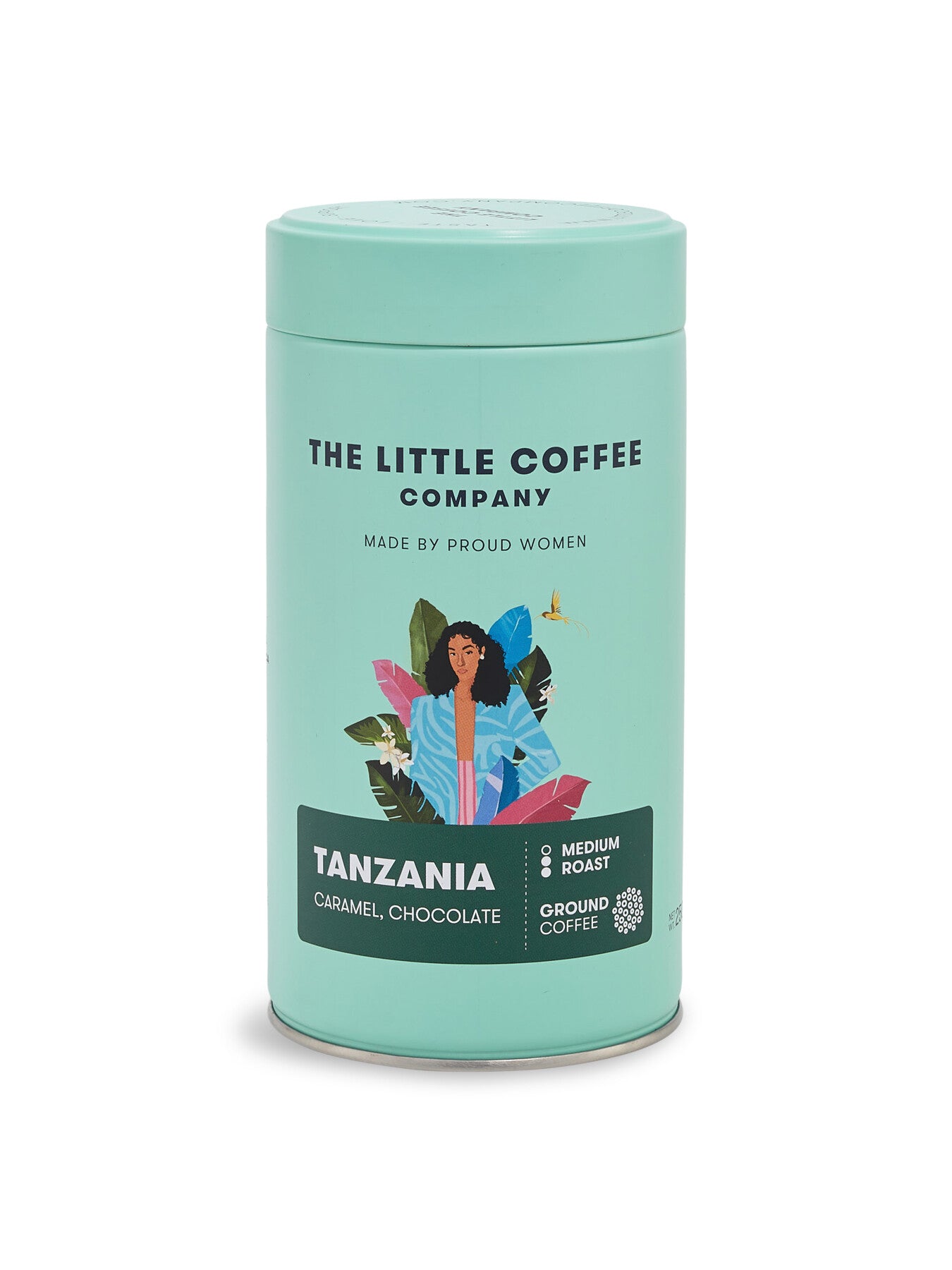 Tanzania Roasted Ground Coffee Tin 250g