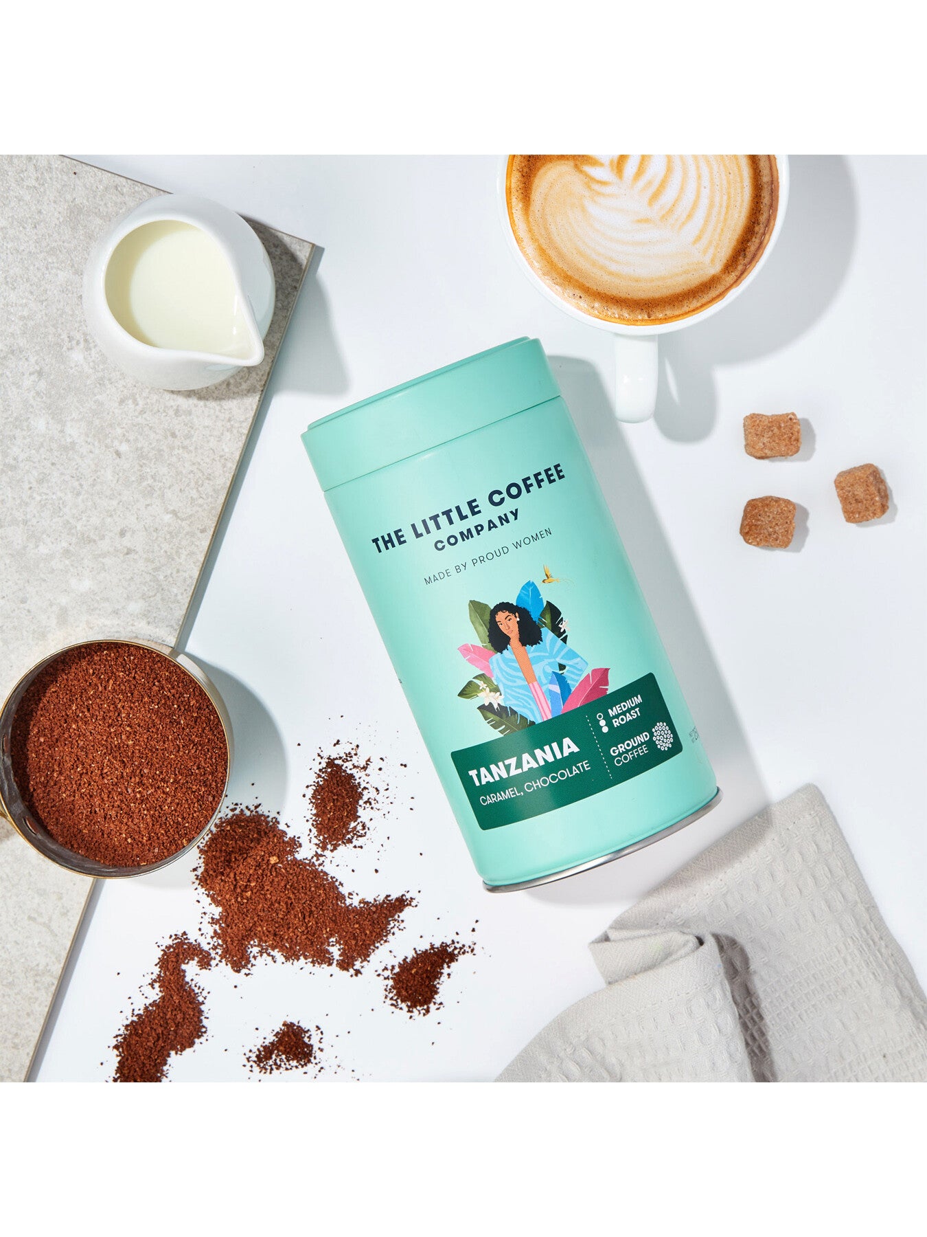 Tanzania Roasted Ground Coffee Tin 250g