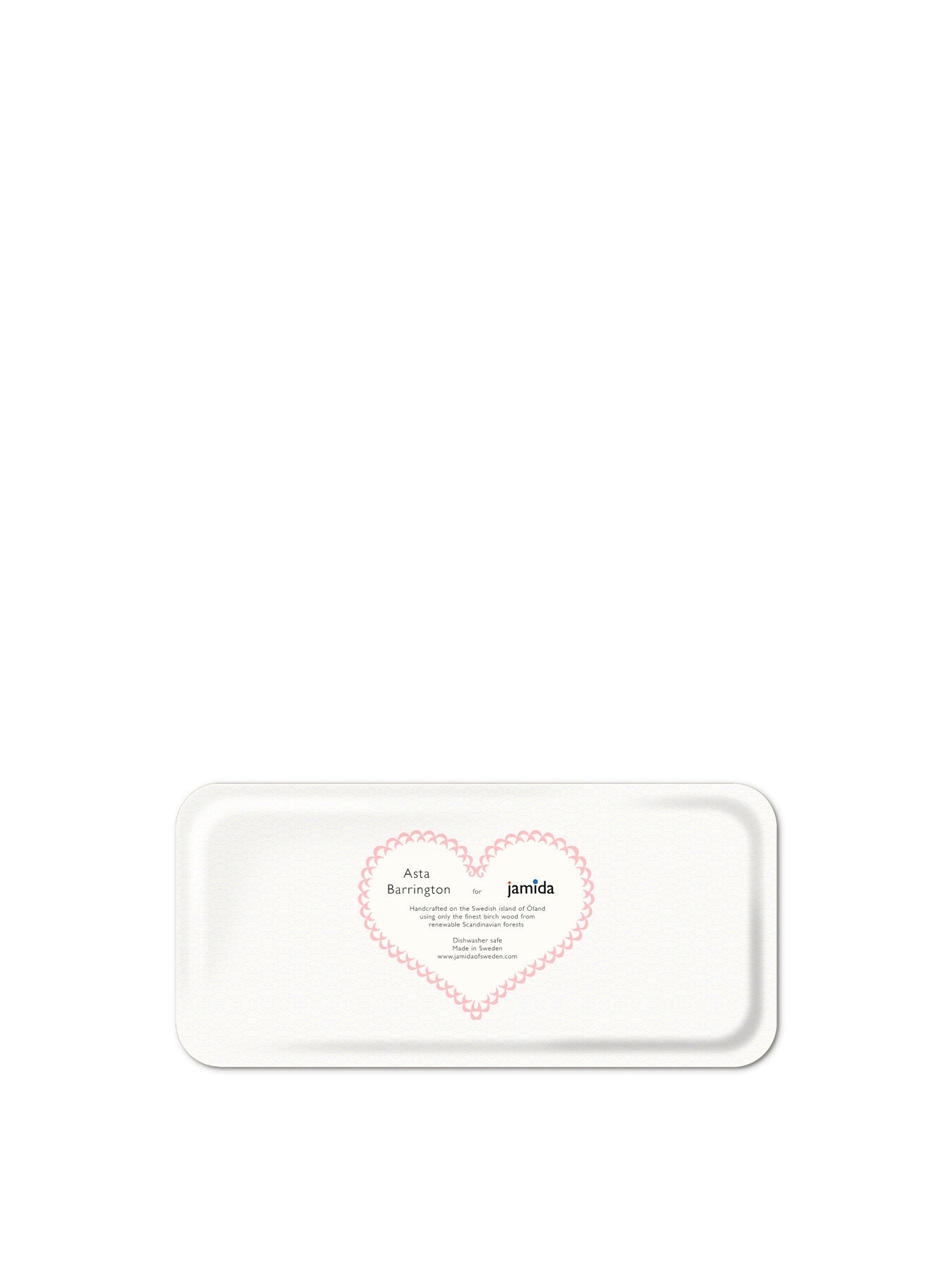 Rose Pink Small Rectangular Tray