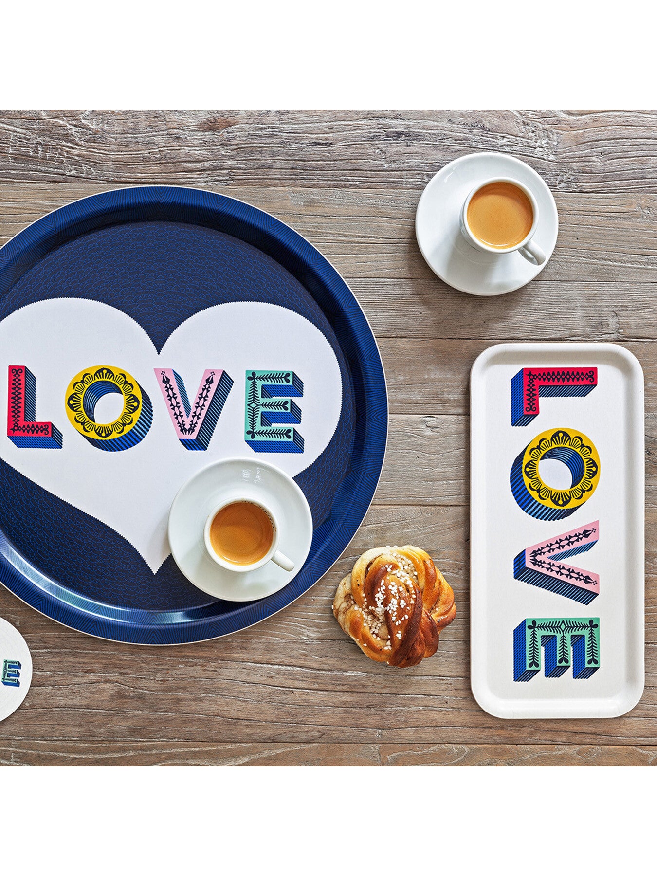 Love Multi Small Rectangular Tray