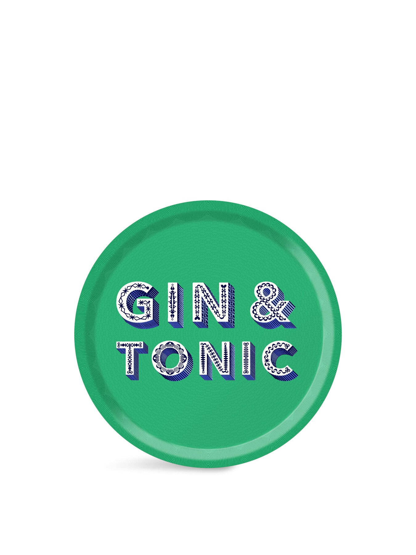 Gin and Tonic Green Medium Tray