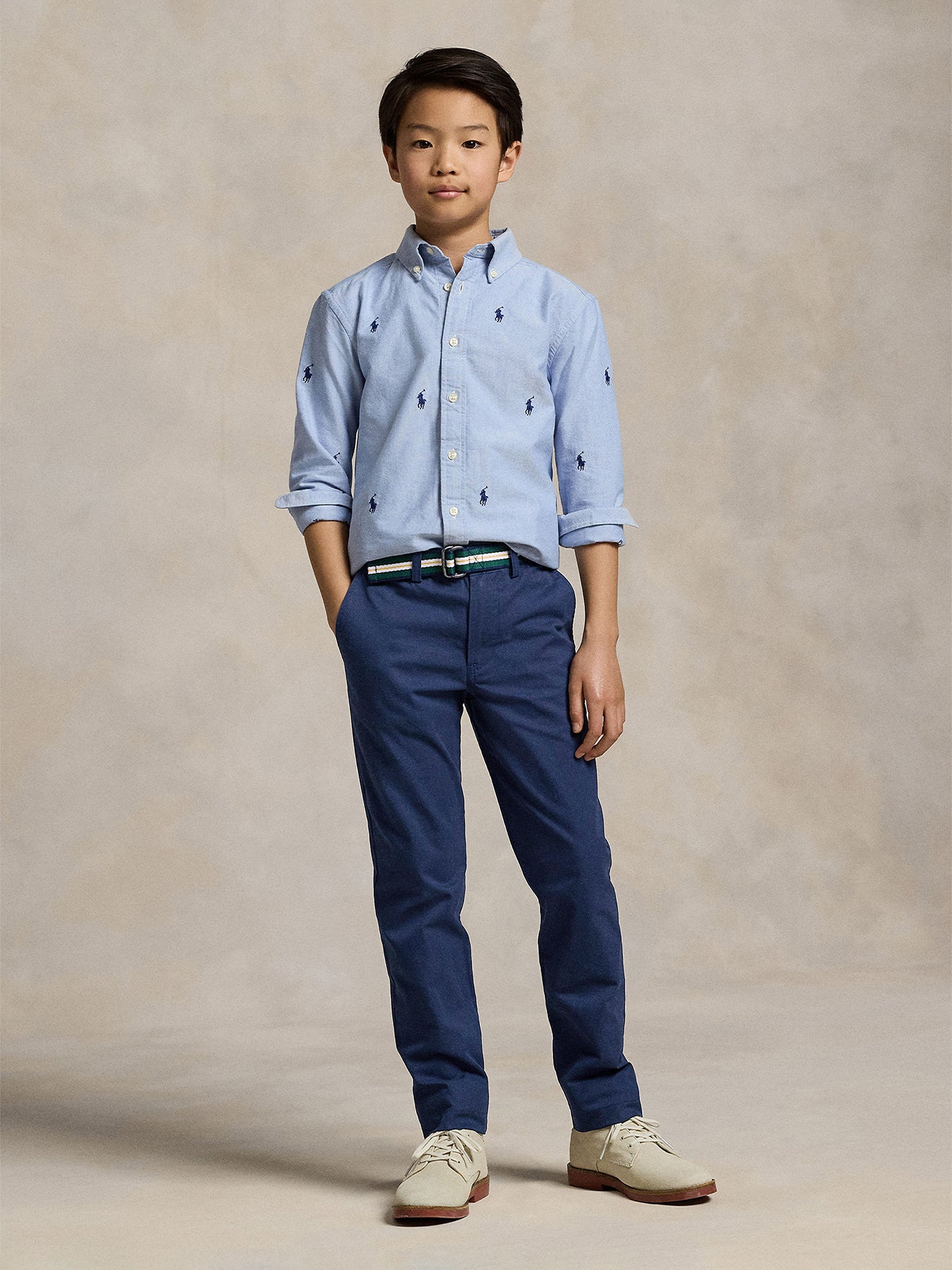 Navy Slim Fit Flex Abrasion Twill Trouser