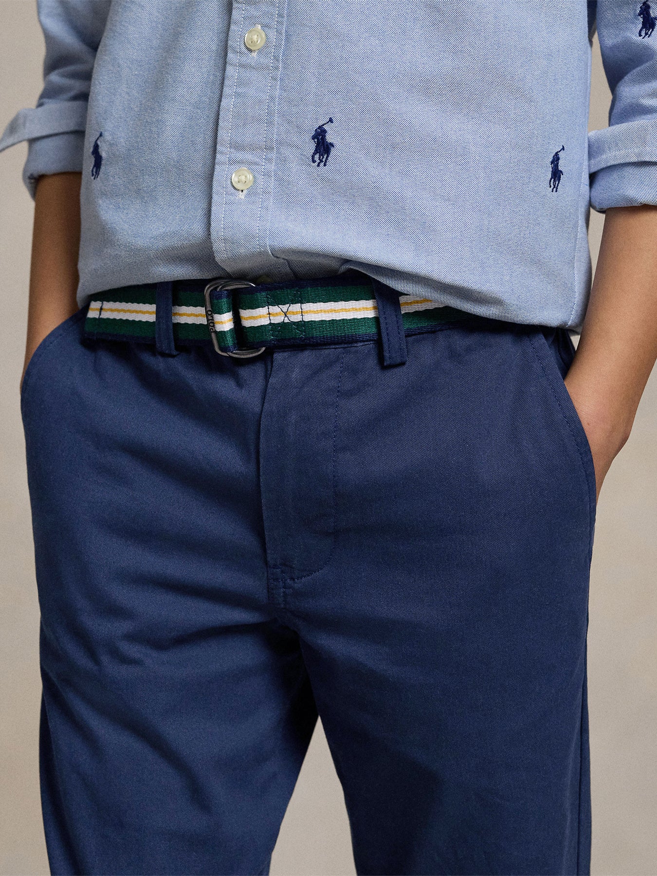 Navy Slim Fit Flex Abrasion Twill Trouser