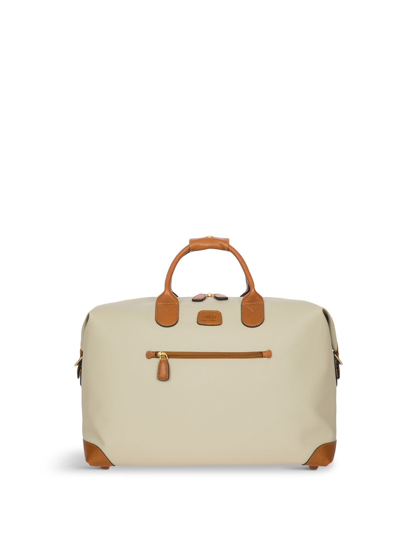 Firenze Leather Holdall Cream 43cm