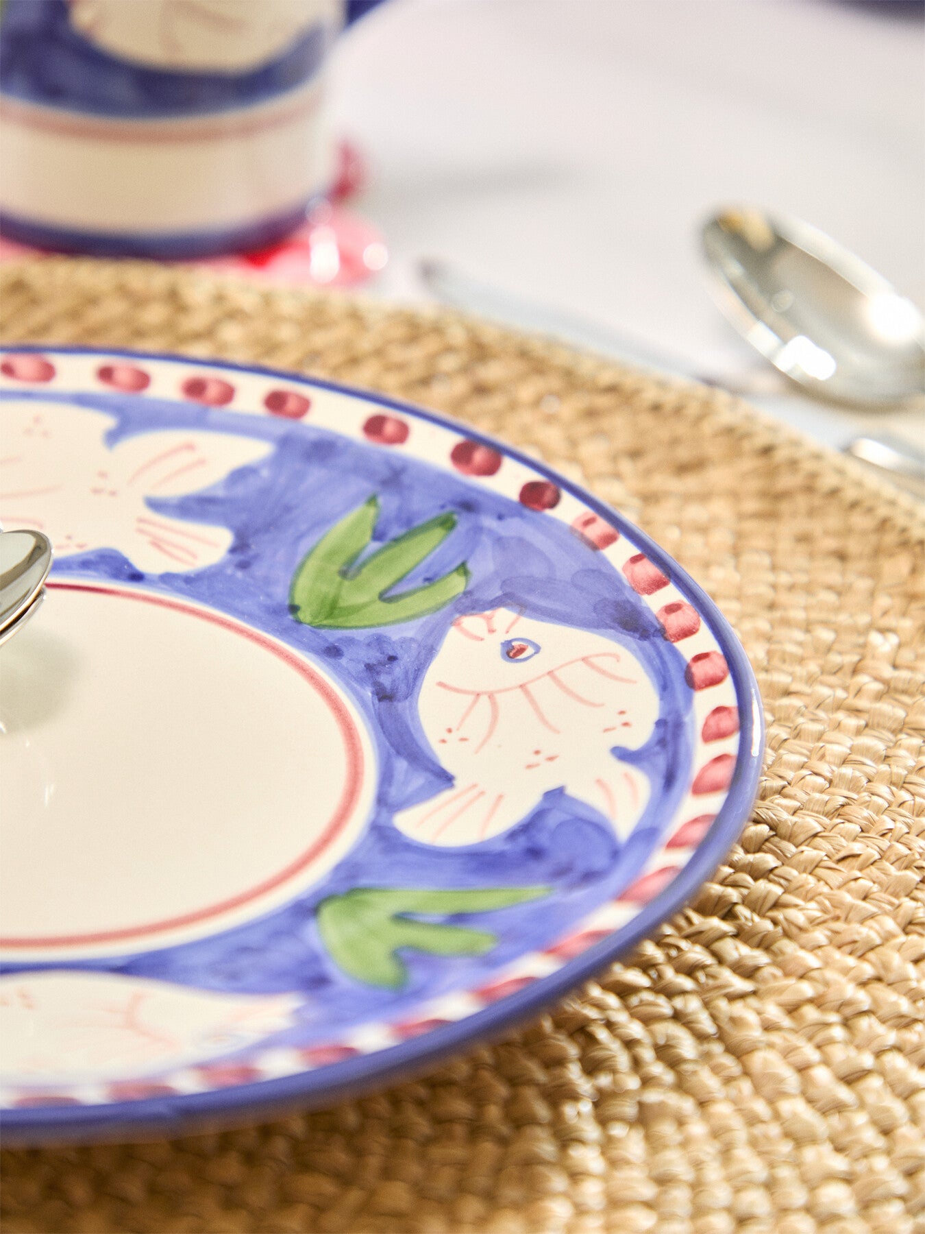 Materia Decorated Poseidon Dessert Plate