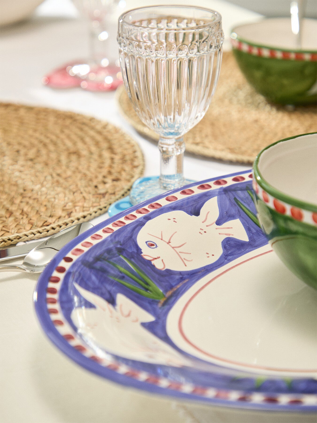 Materia Decorated Poseidon Oval Serving Plate