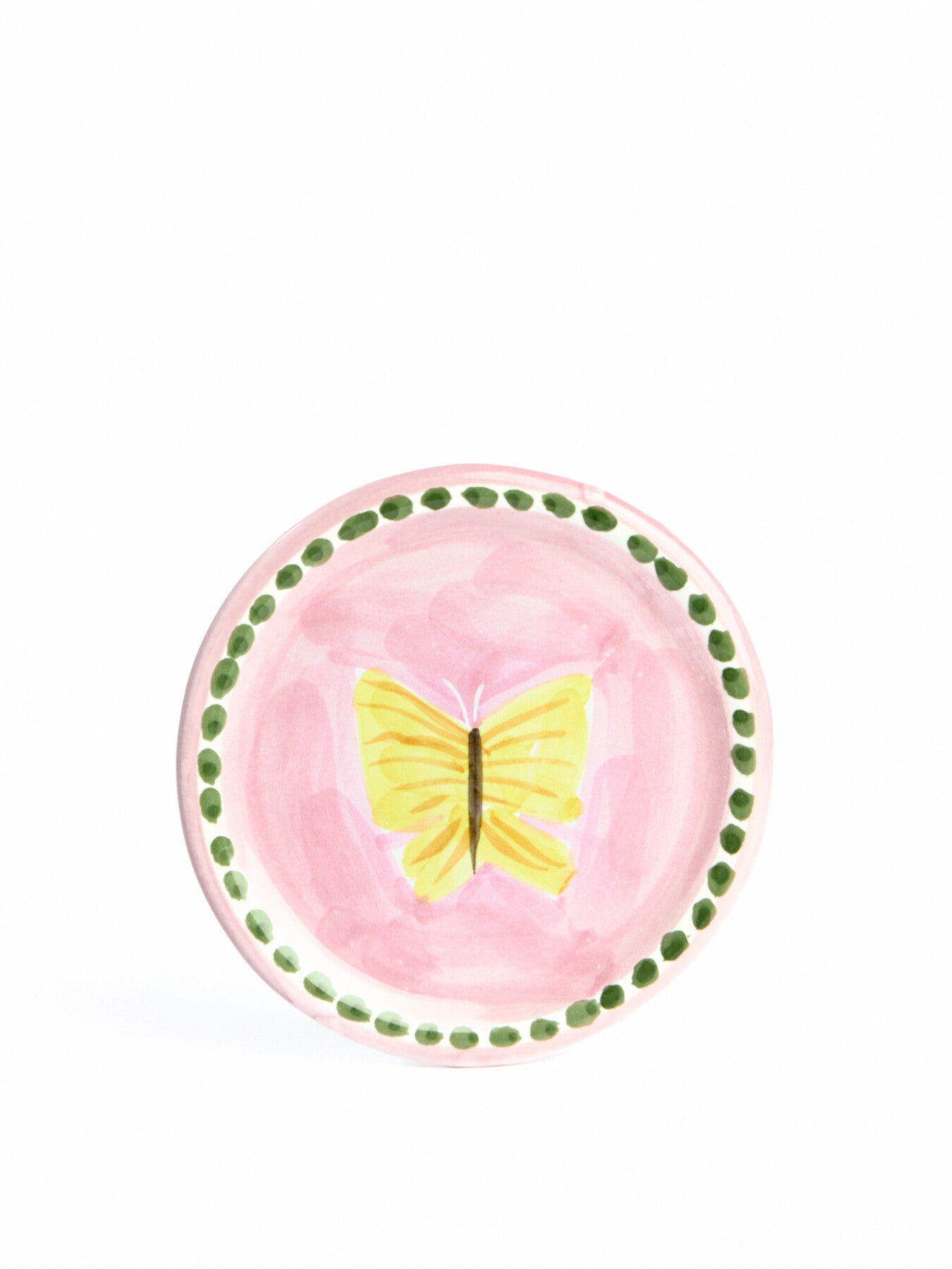 Materia Decorated Butterfly Bread Plate