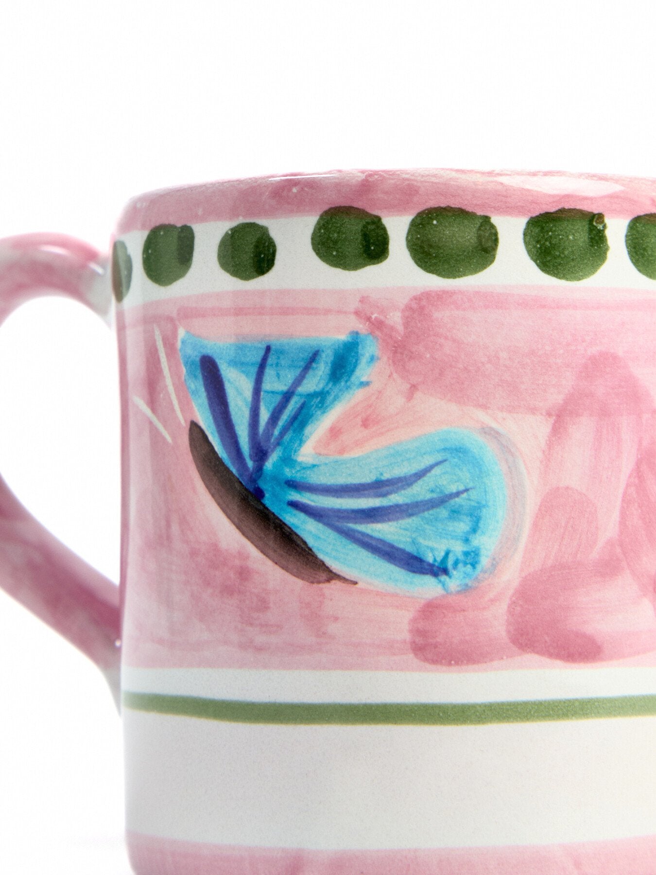 Materia Decorated Butterfly Mug