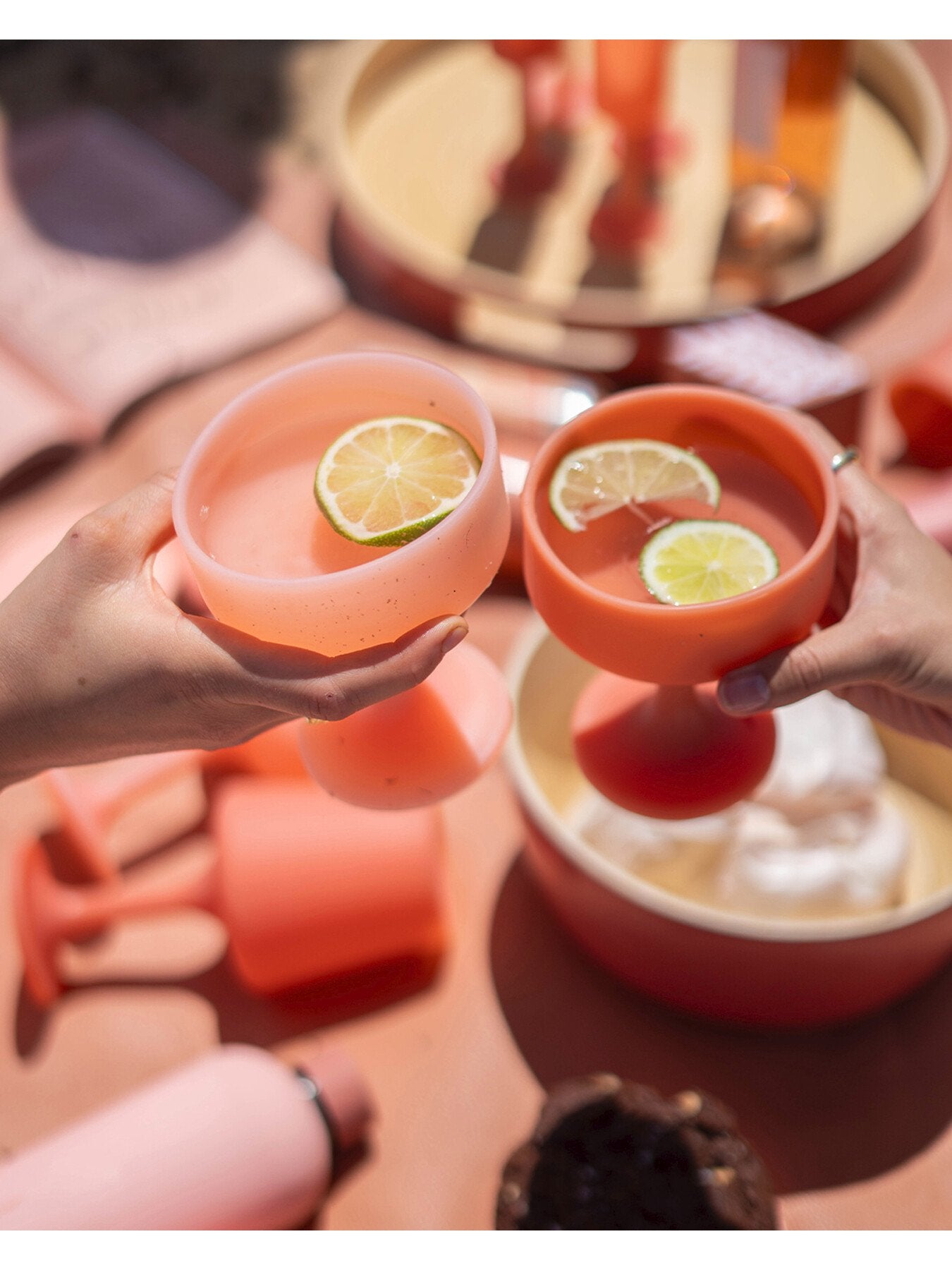 MECC Unbreakable Silicone Cocktail Coupe