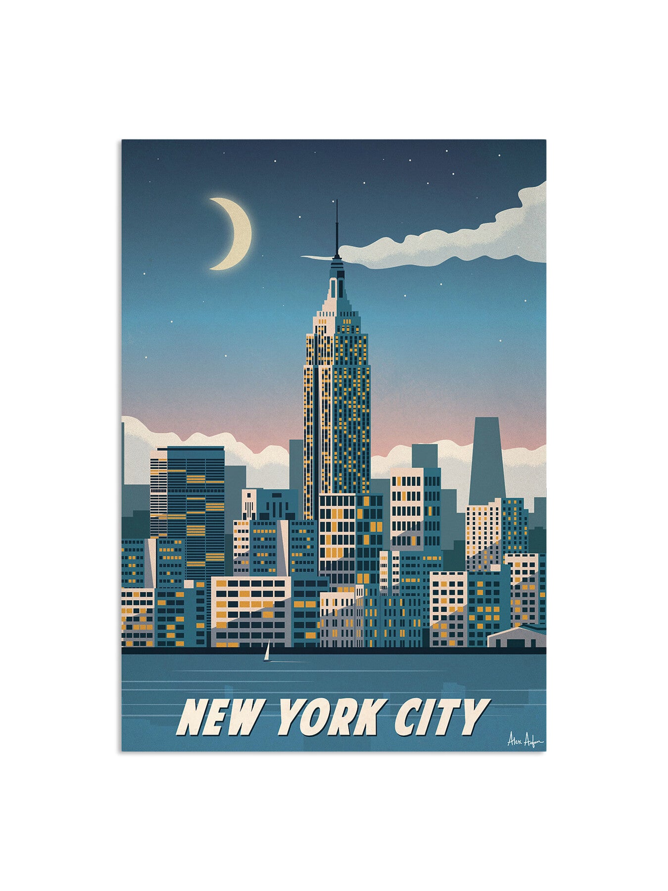 Alex Asfour New York City Poster
