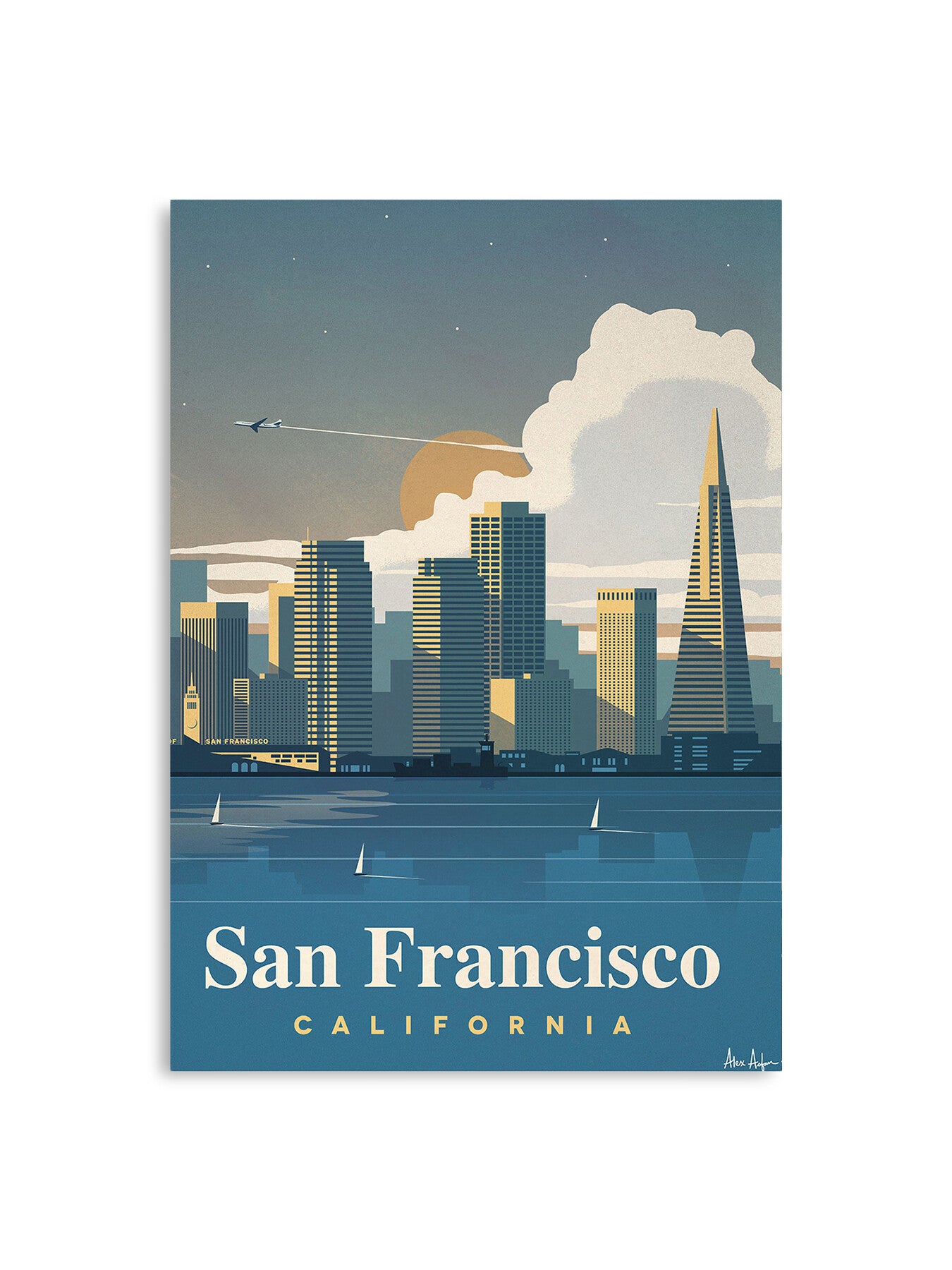 Alex Asfour San Francisco Travel Poster