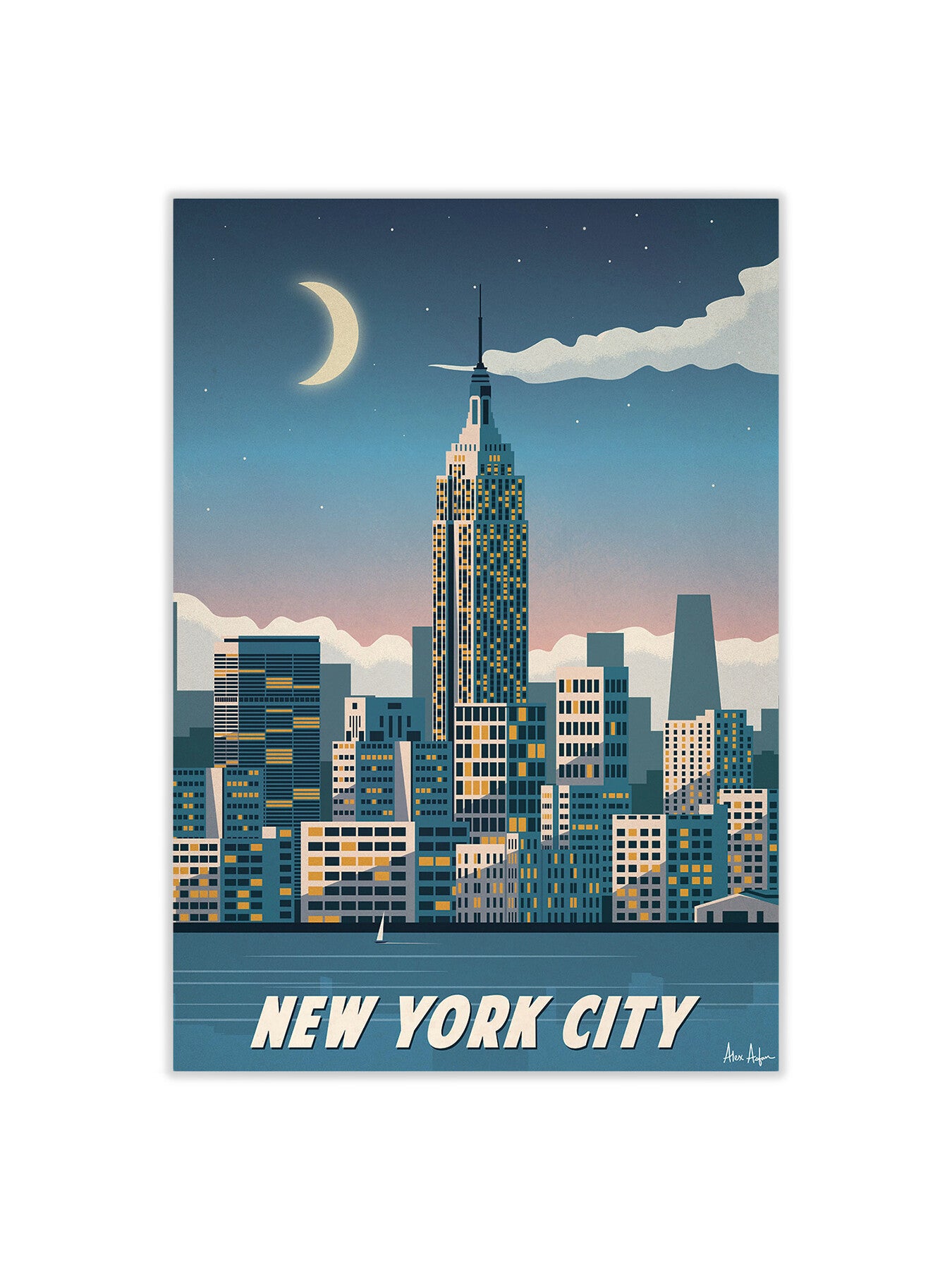 Alex Asfour New York City Poster