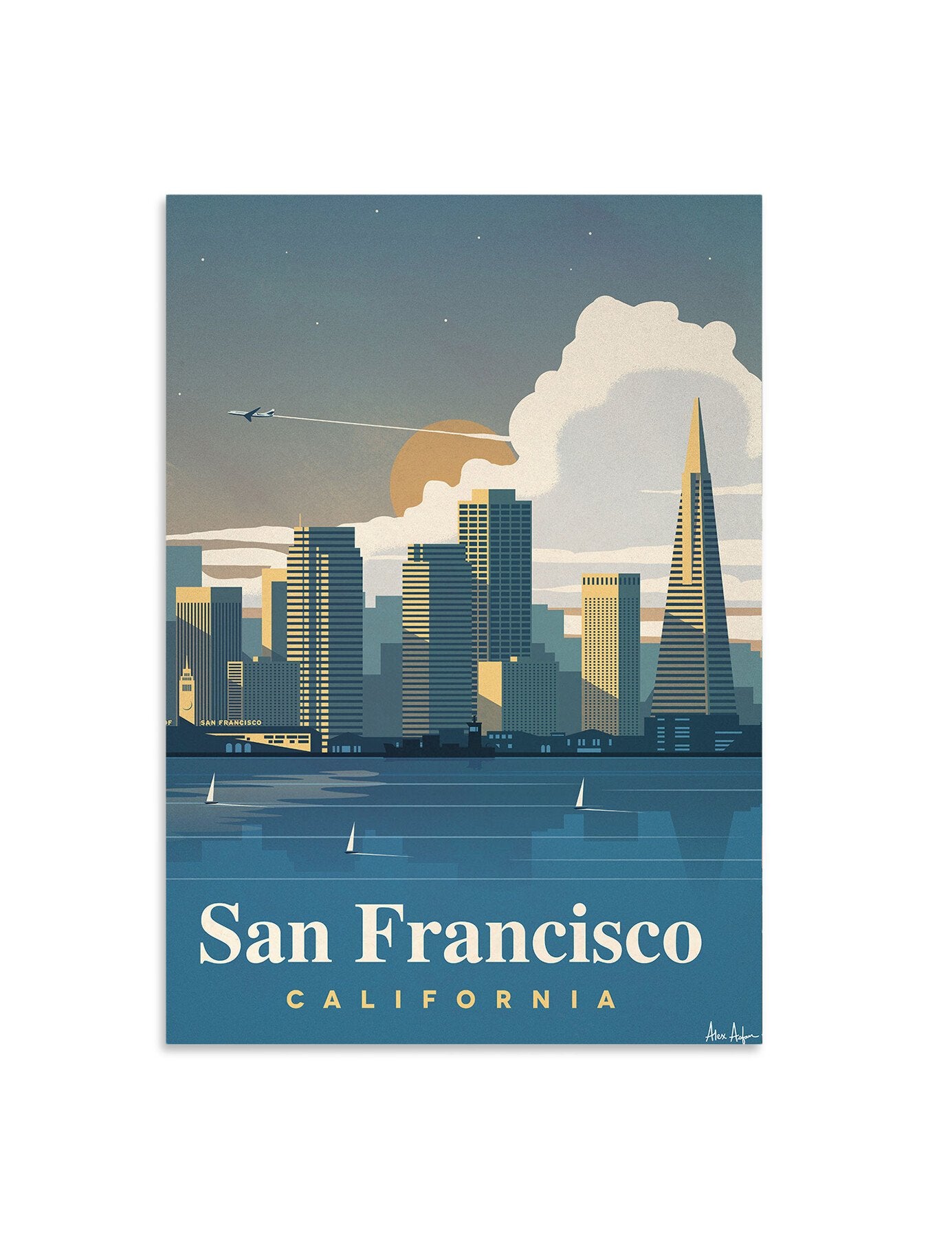 Alex Asfour San Francisco Travel Poster