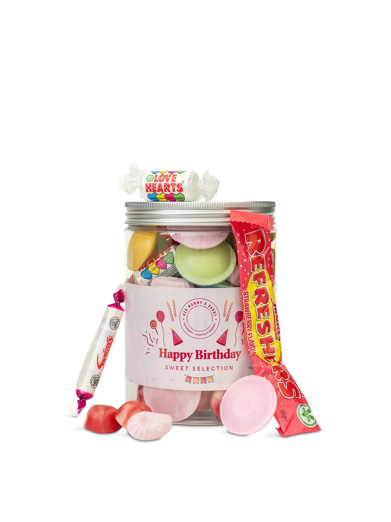 Happy Birthday Pink Label Sweet Selection 600g
