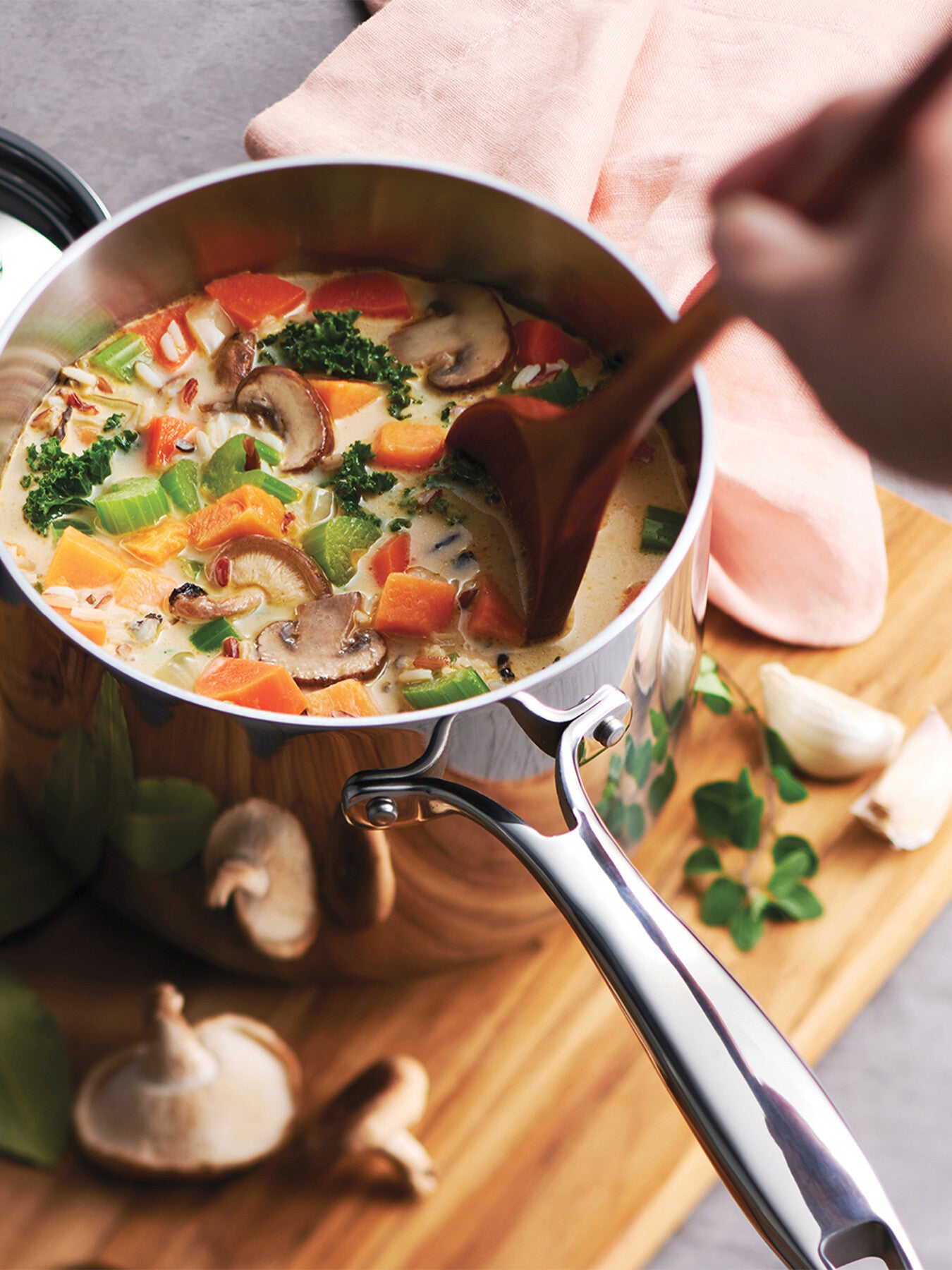 Grano Tri-Ply Stainless Steel Saucepan 1.7L