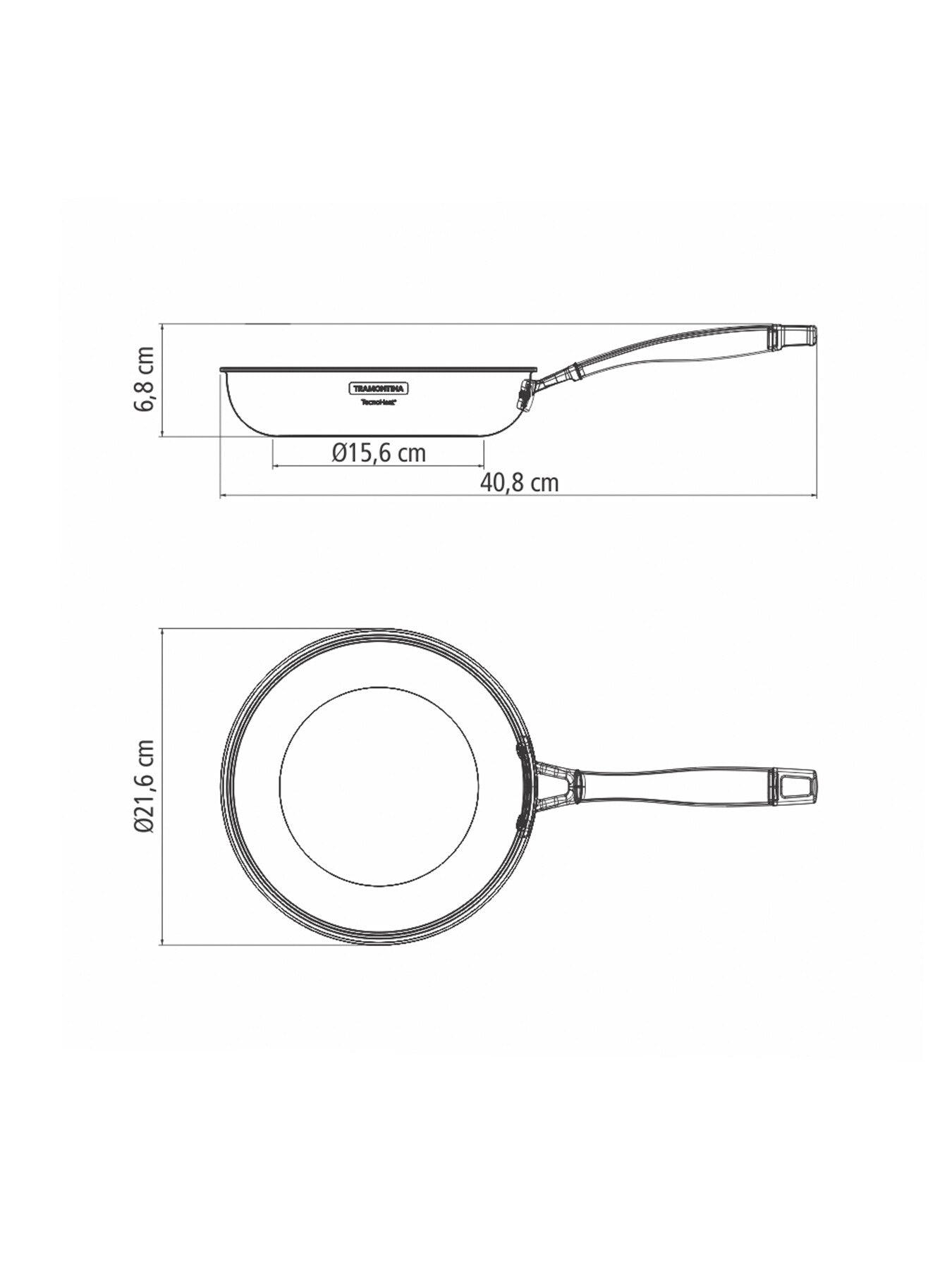 Grano Tri-Ply Stainless Steel Frying Pan Non Stick