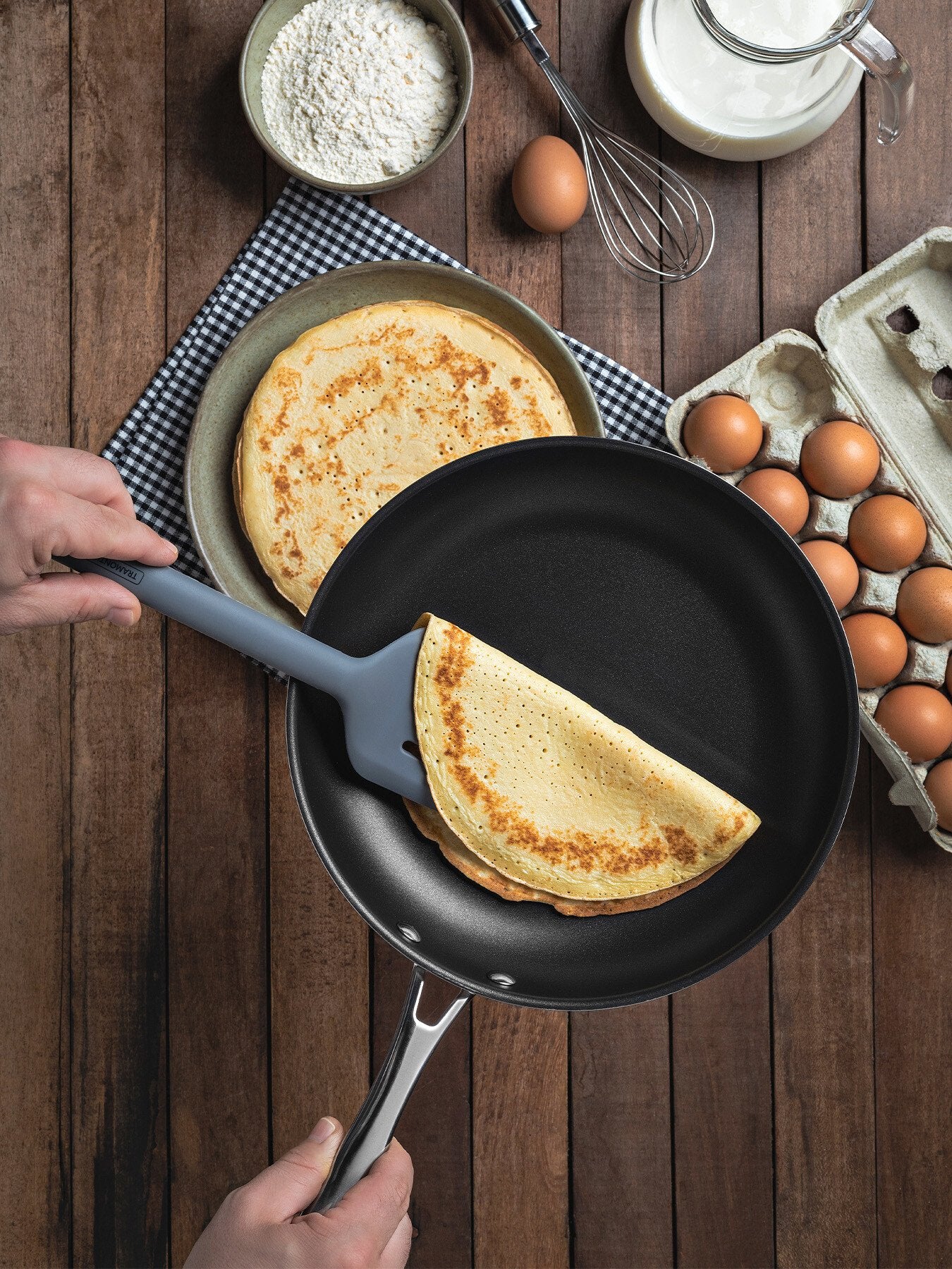 Grano Tri-Ply Stainless Steel Frying Pan Non Stick