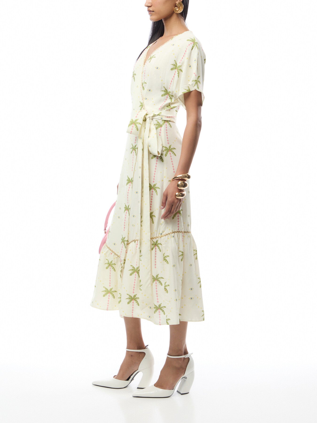 Palm Harley Wrap Dress