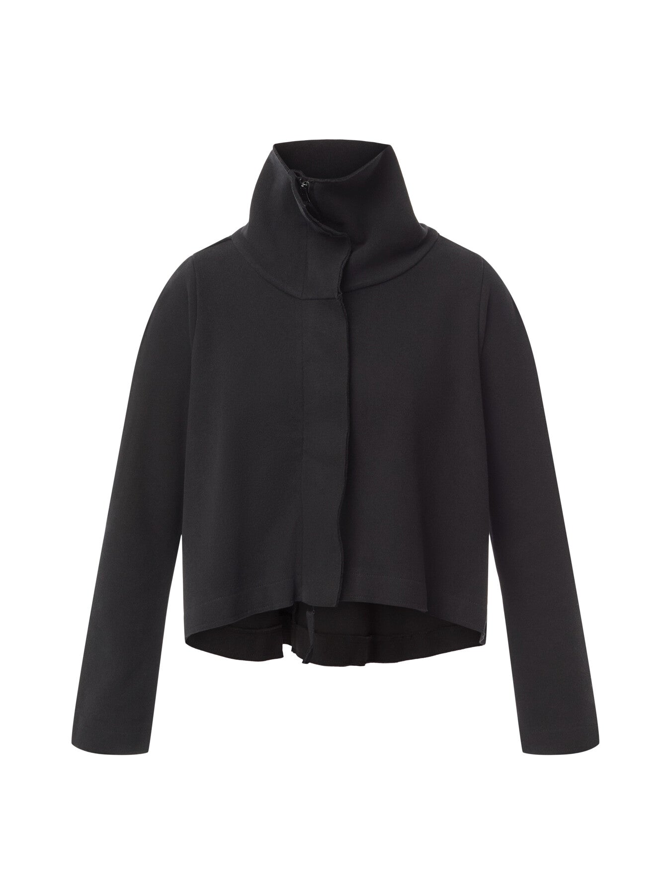 Jersey Wide Leg Trousers Black