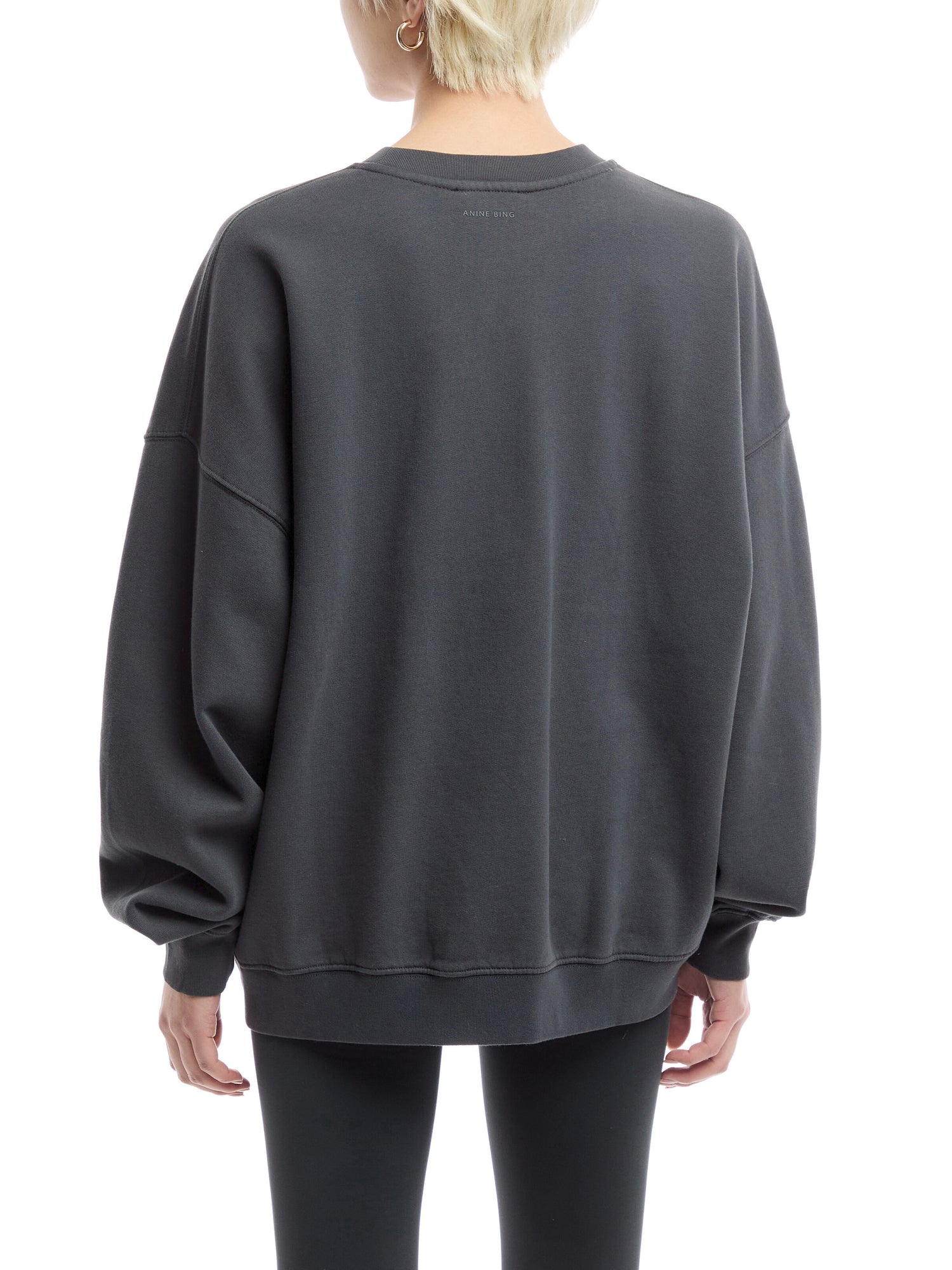 Miles Branded-Print Cotton Sweatshirt