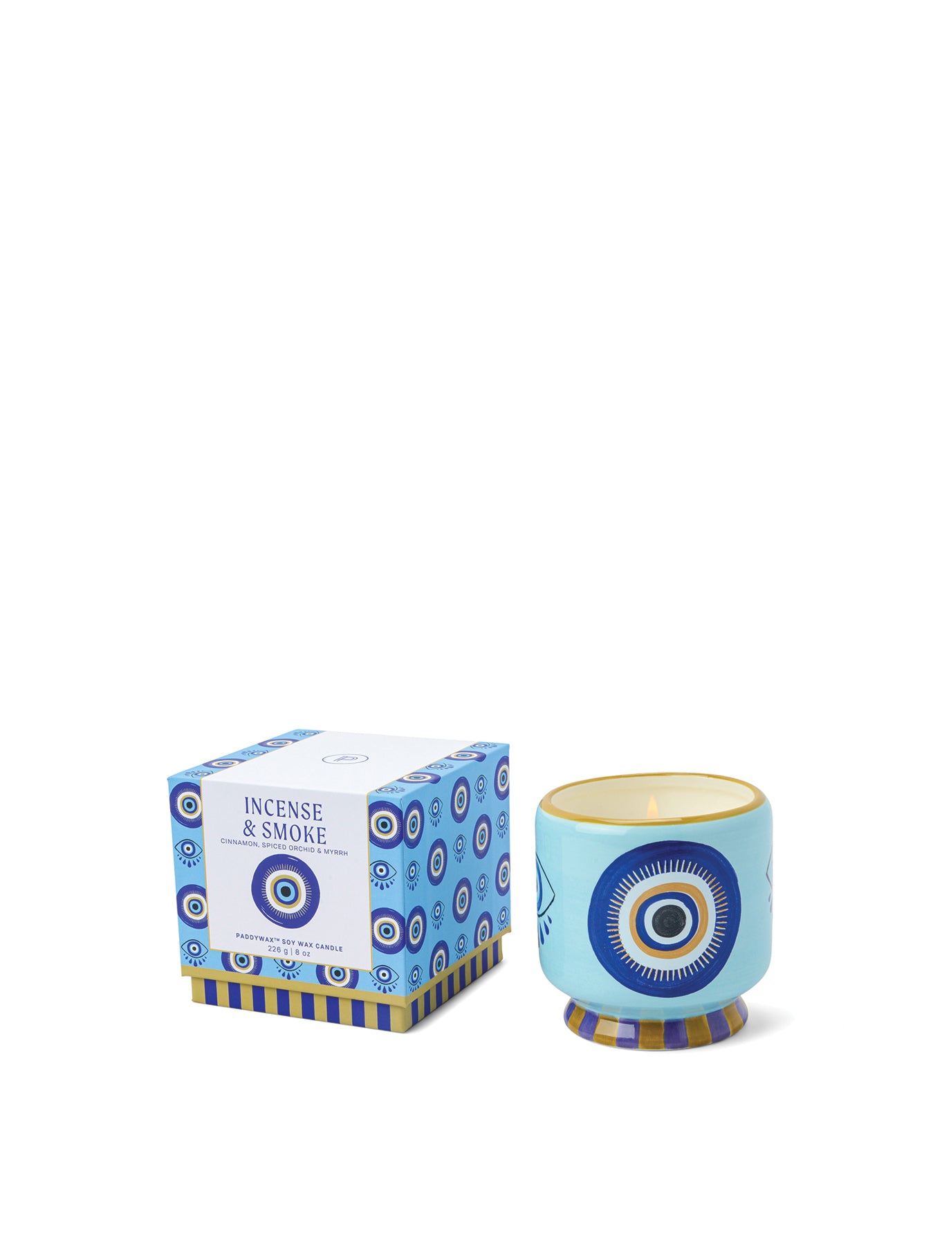 Incense & Smoke Eye Ceramic Candle