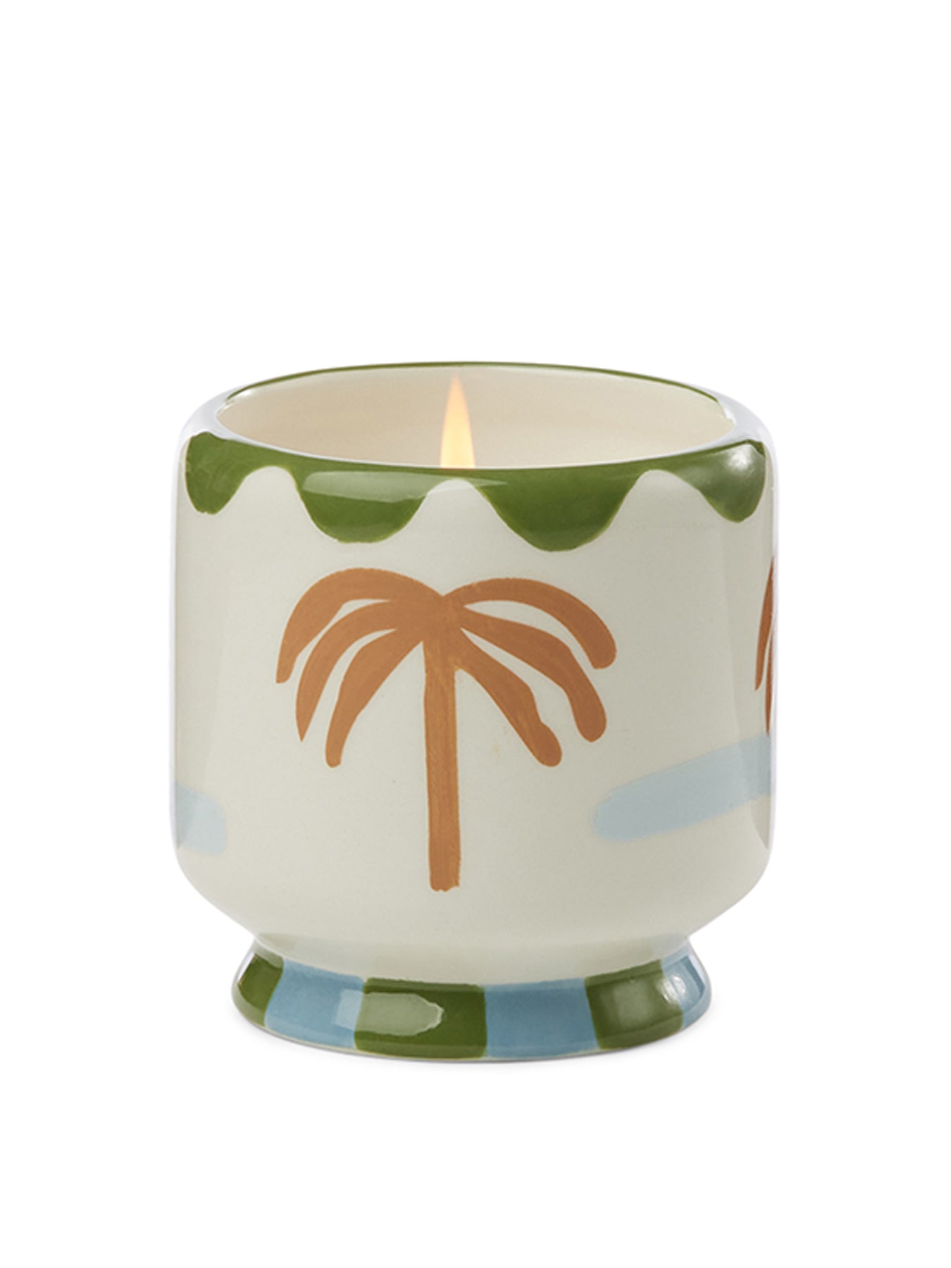 Lush Palms Palm Tree Ceramic Candle