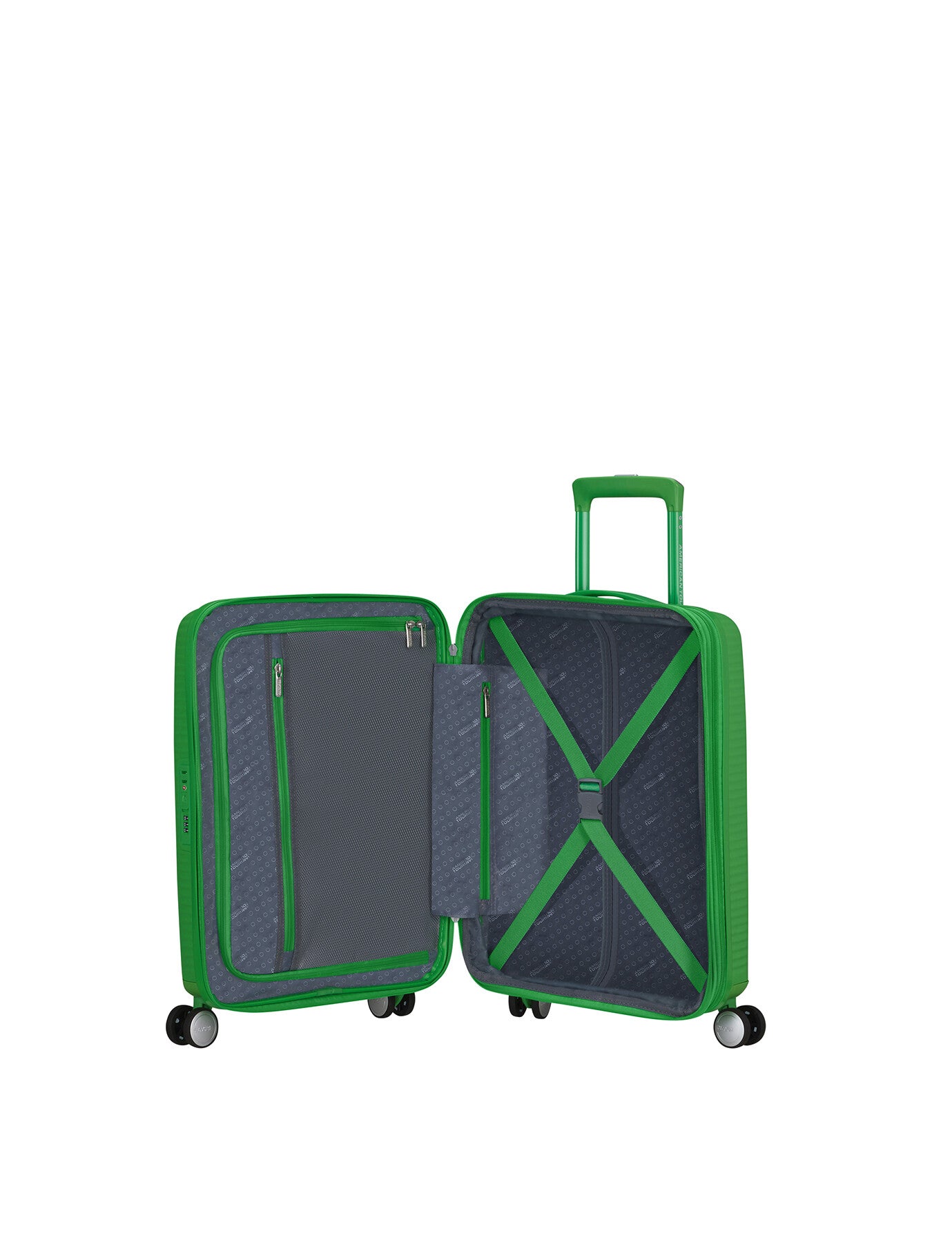 Soundbox Spinner Suitcase Exp Grass Green 55 cm