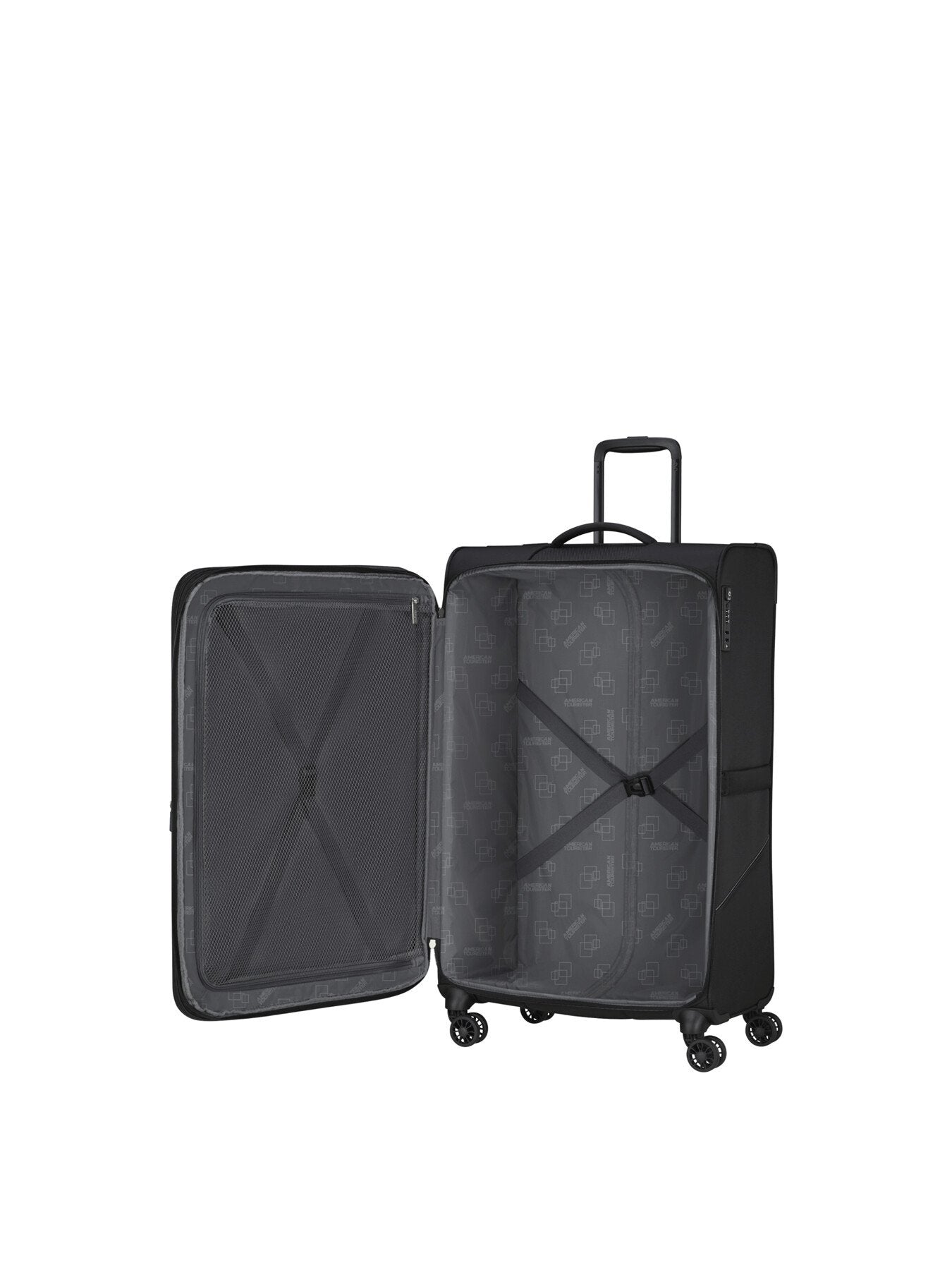 Summerride Suitcase Large Expandable Black 80 cm