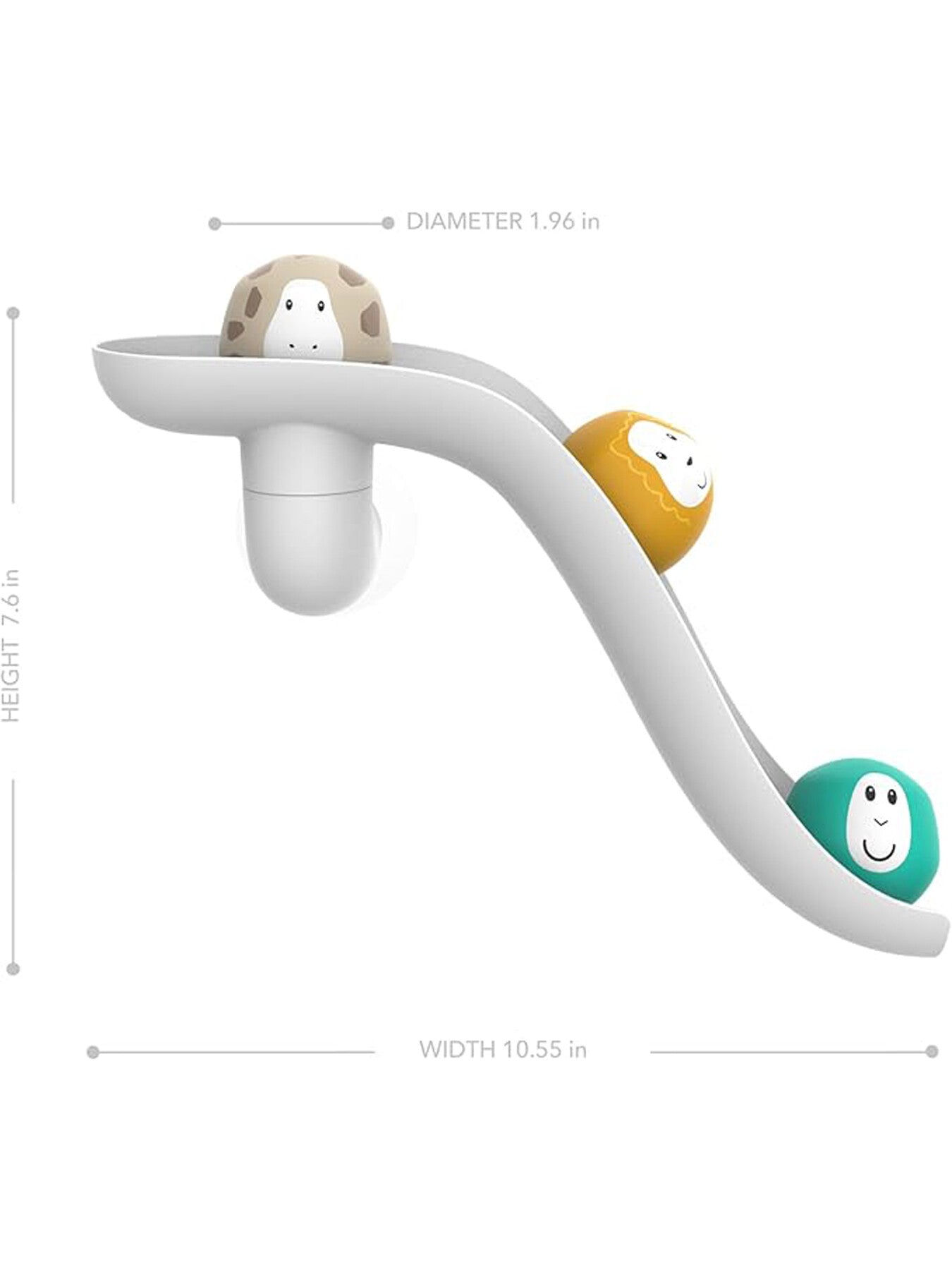 Bathtime Slide Set White