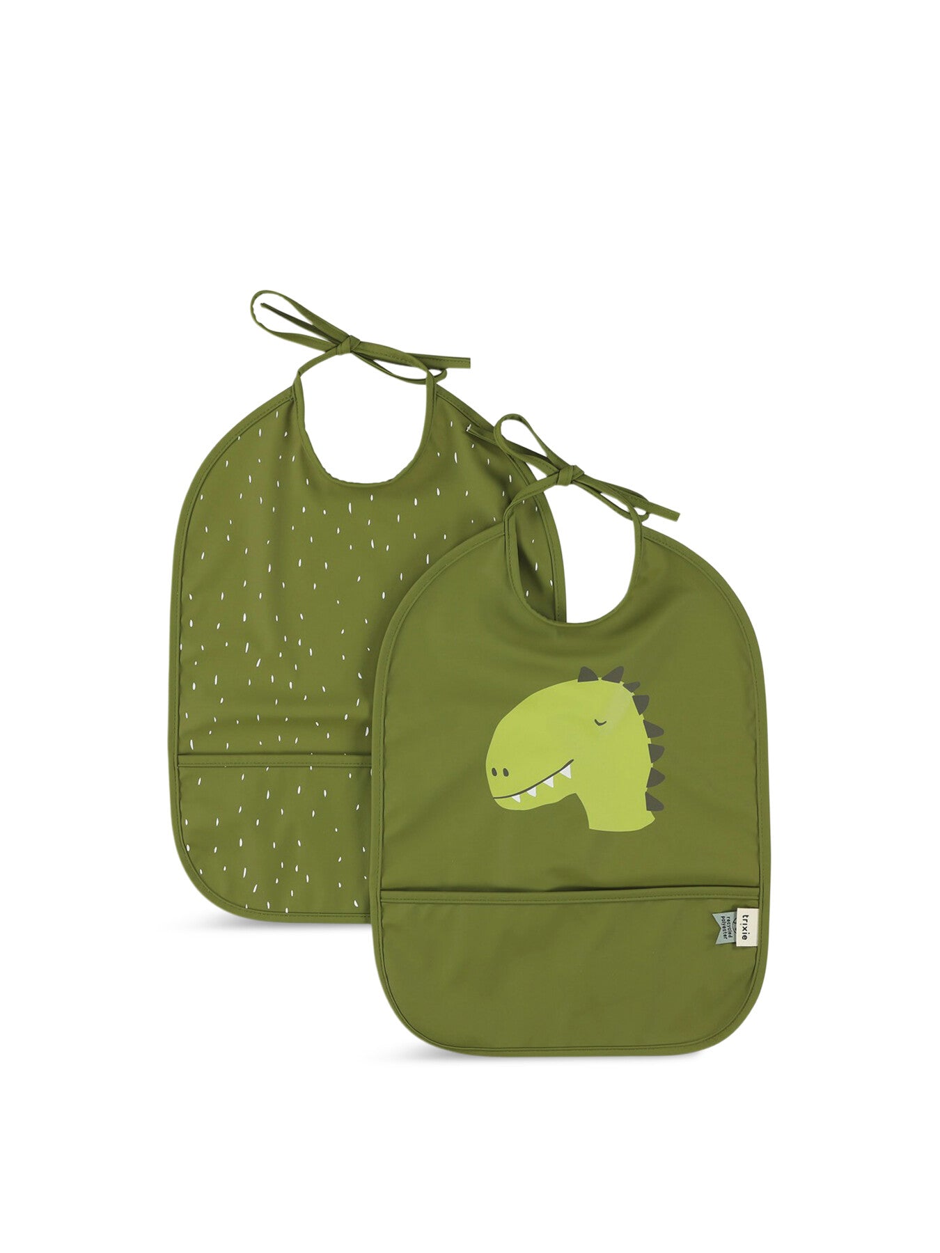 Mr Dino Waterproof Bib 2 Pack