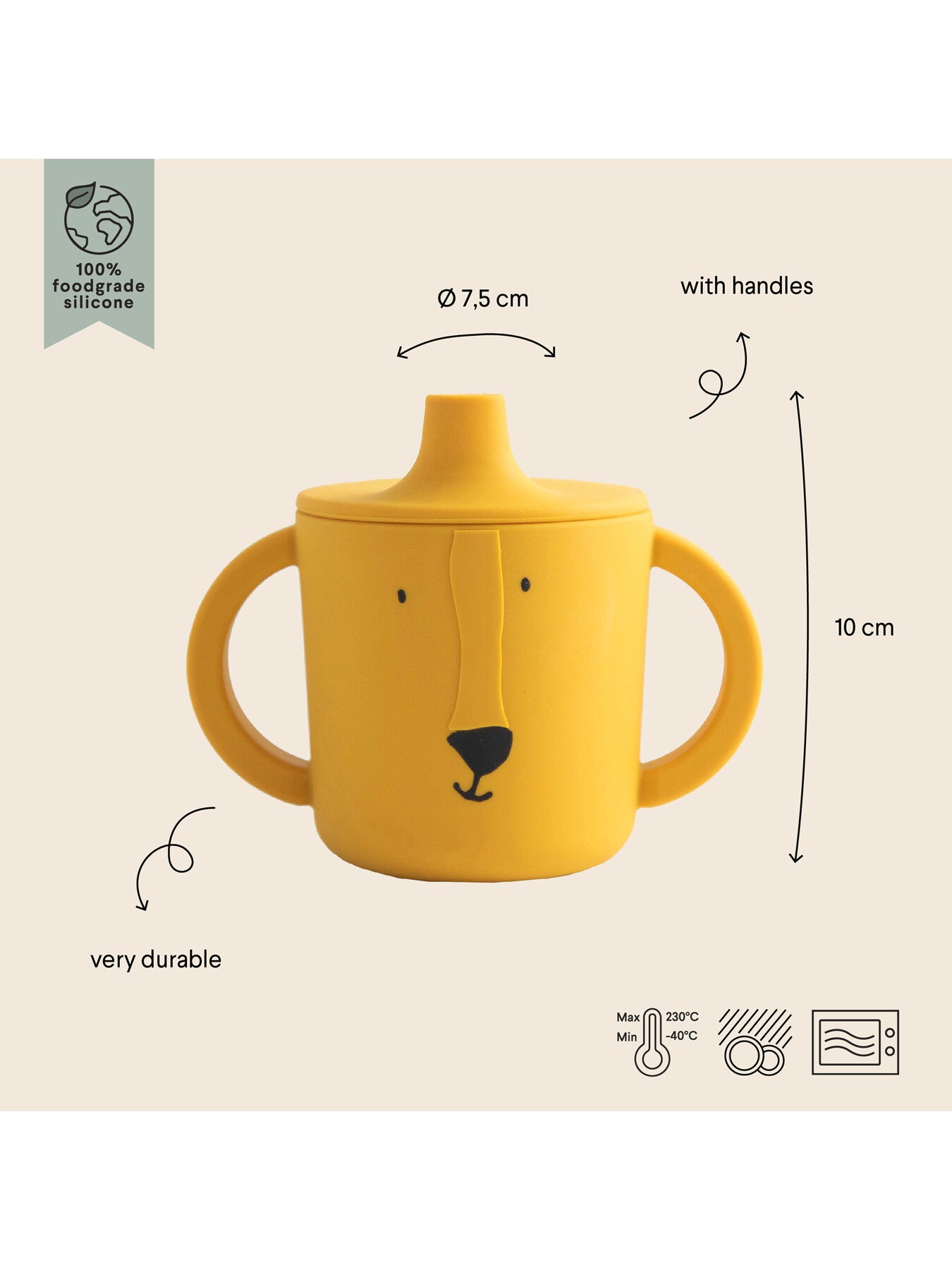 Mr Lion Silicone Sippy Cup