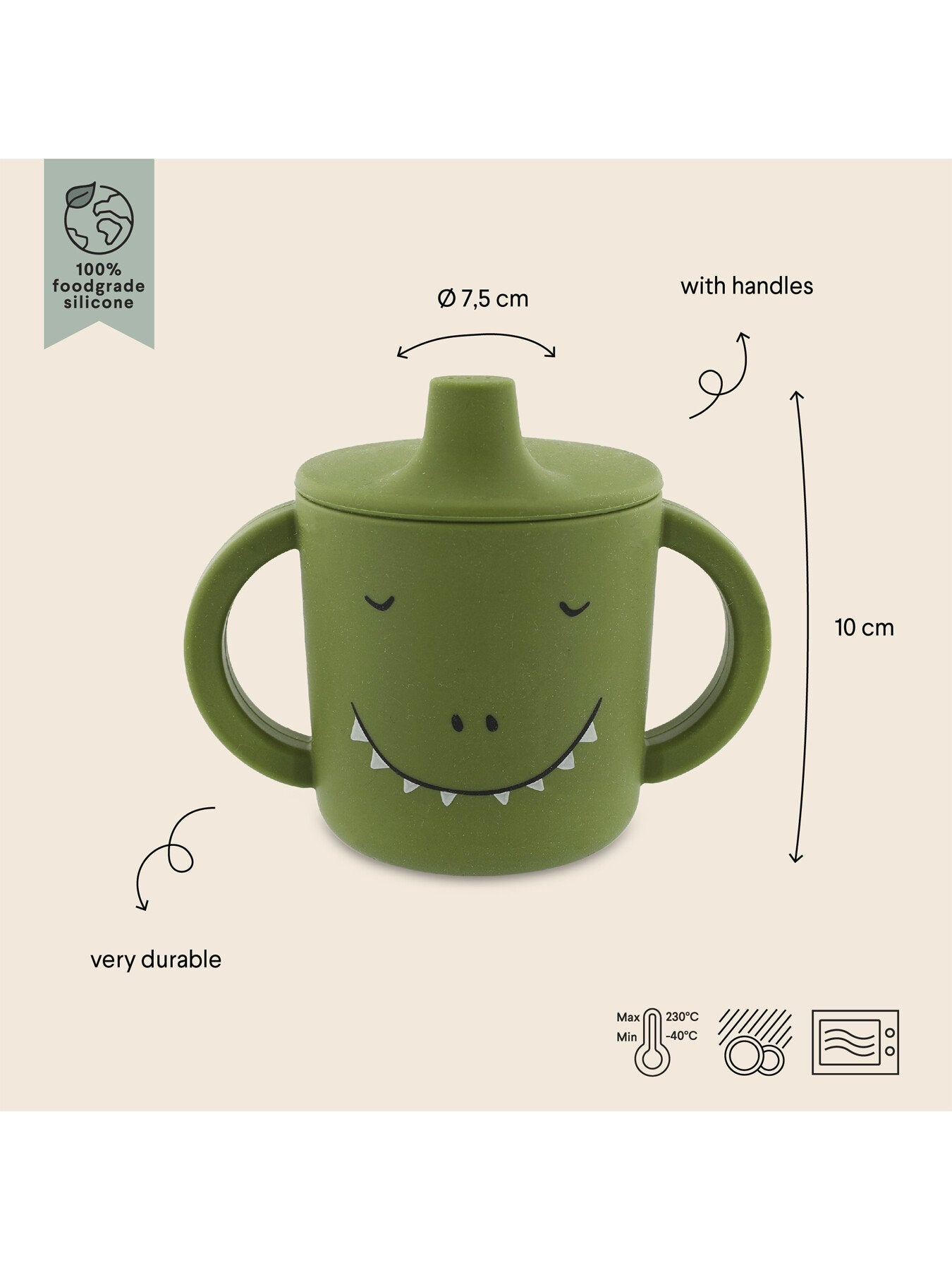 Mr Dino Silicone Sippy Cup