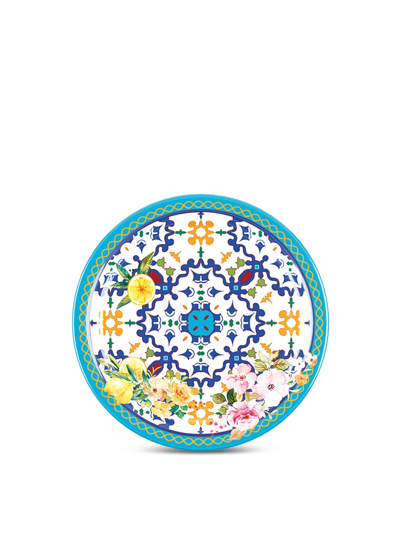 Flower and Lemon Dessert Dish