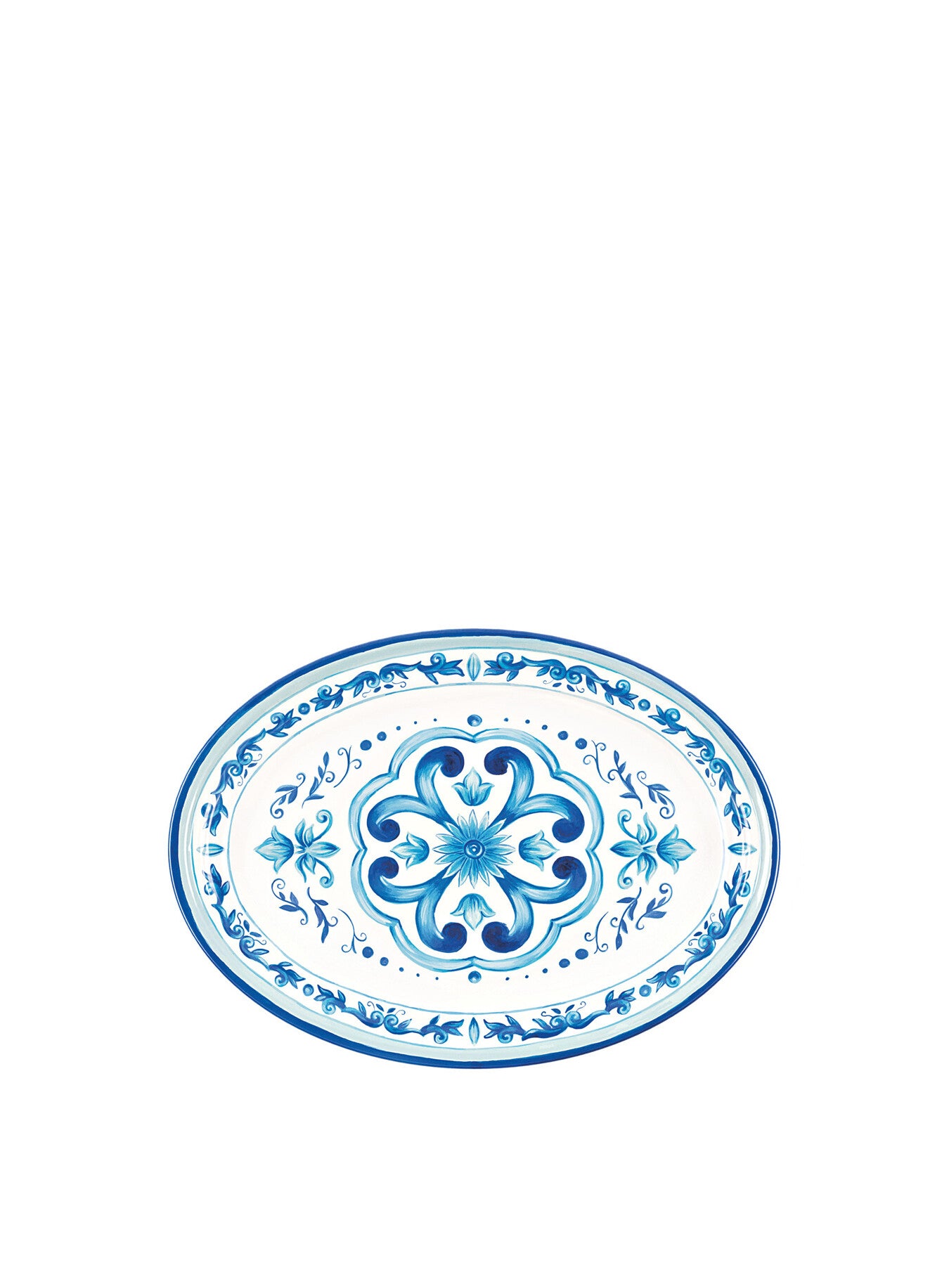 Blues Oval Serving Dish