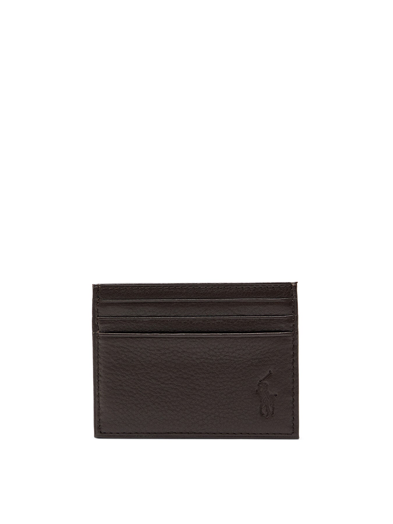 Pebbled Leather Card Case