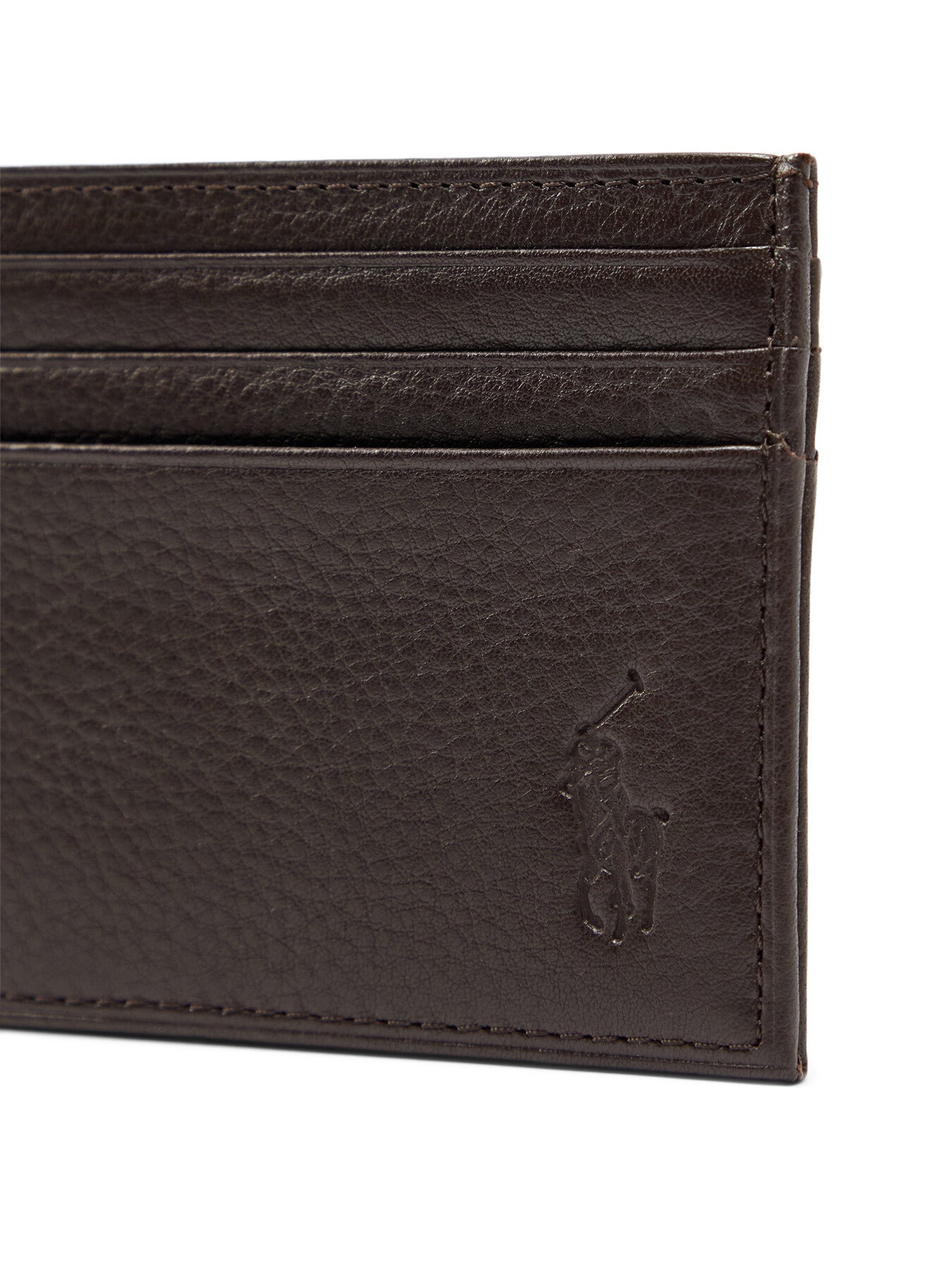 Pebbled Leather Card Case