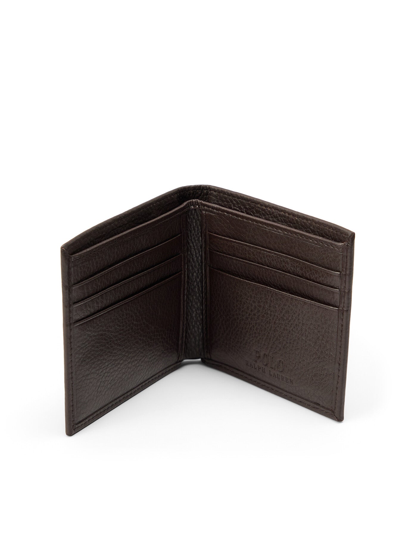Pebbled Leather Billfold Wallet