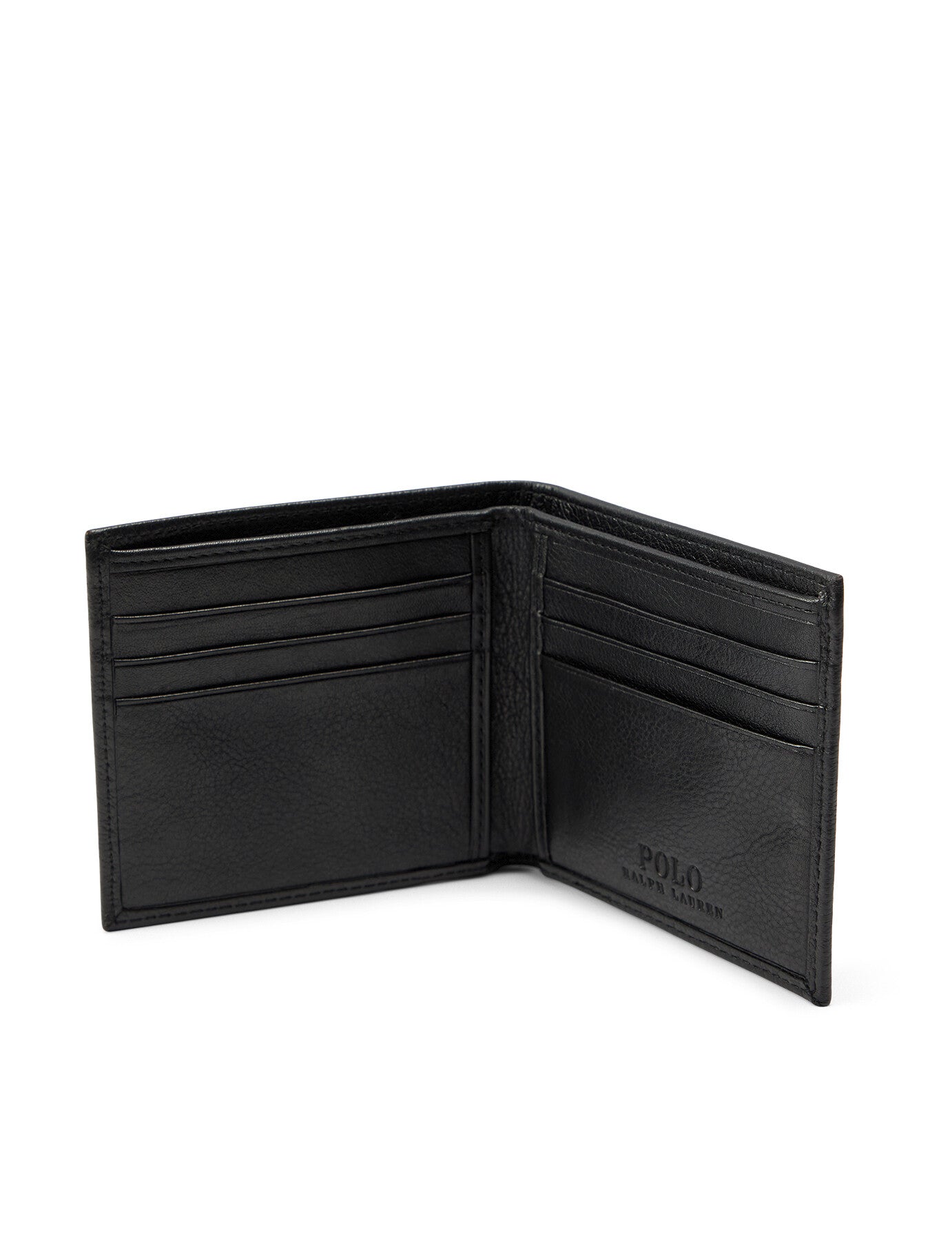 Pebbled Leather Billfold Wallet