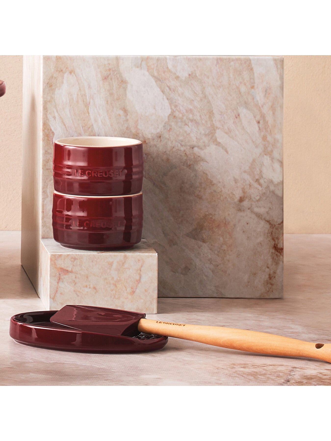 Stoneware Stackable Ramekin Garnett